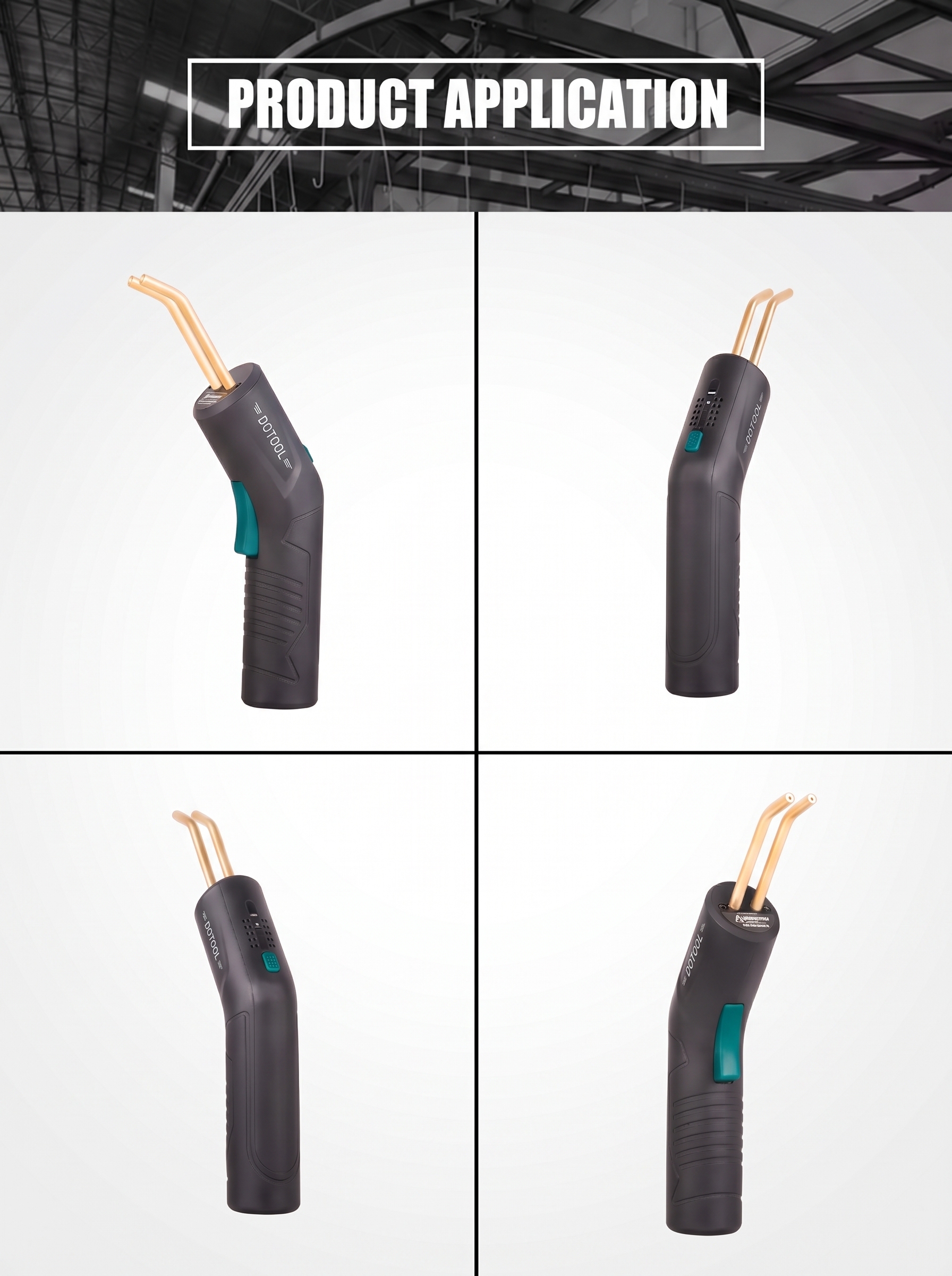 DOTOOL A702 plastic welding machine, hot stapler, plastic repair kit, plastic stapler, welding gun is used for plastic repair of car bumpers Application Scenario