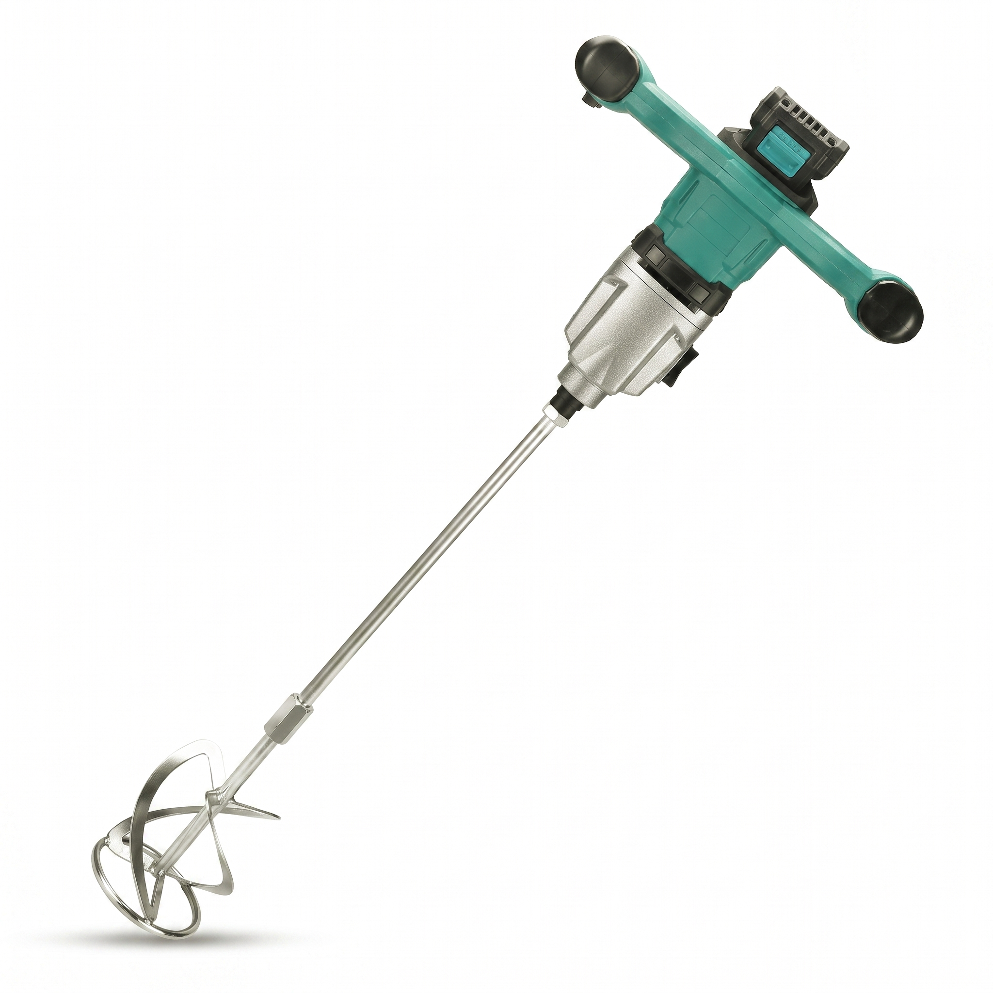 DOTOOL A708 new 20V brushless cordless mixer, dual-speed 650RPM paddle mixer, 80L, suitable for mortar, paint, gypsum full image