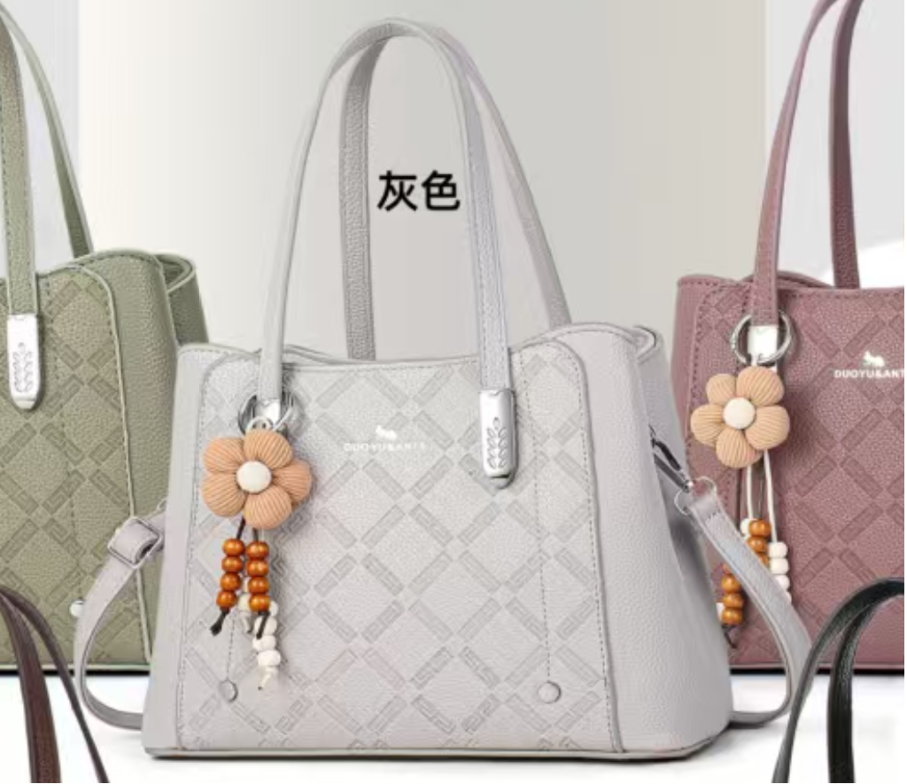 Fashionable crossbody bag, single-shoulder bag, women's bag, PU chanel-style versatile casual bag, trendy women's style