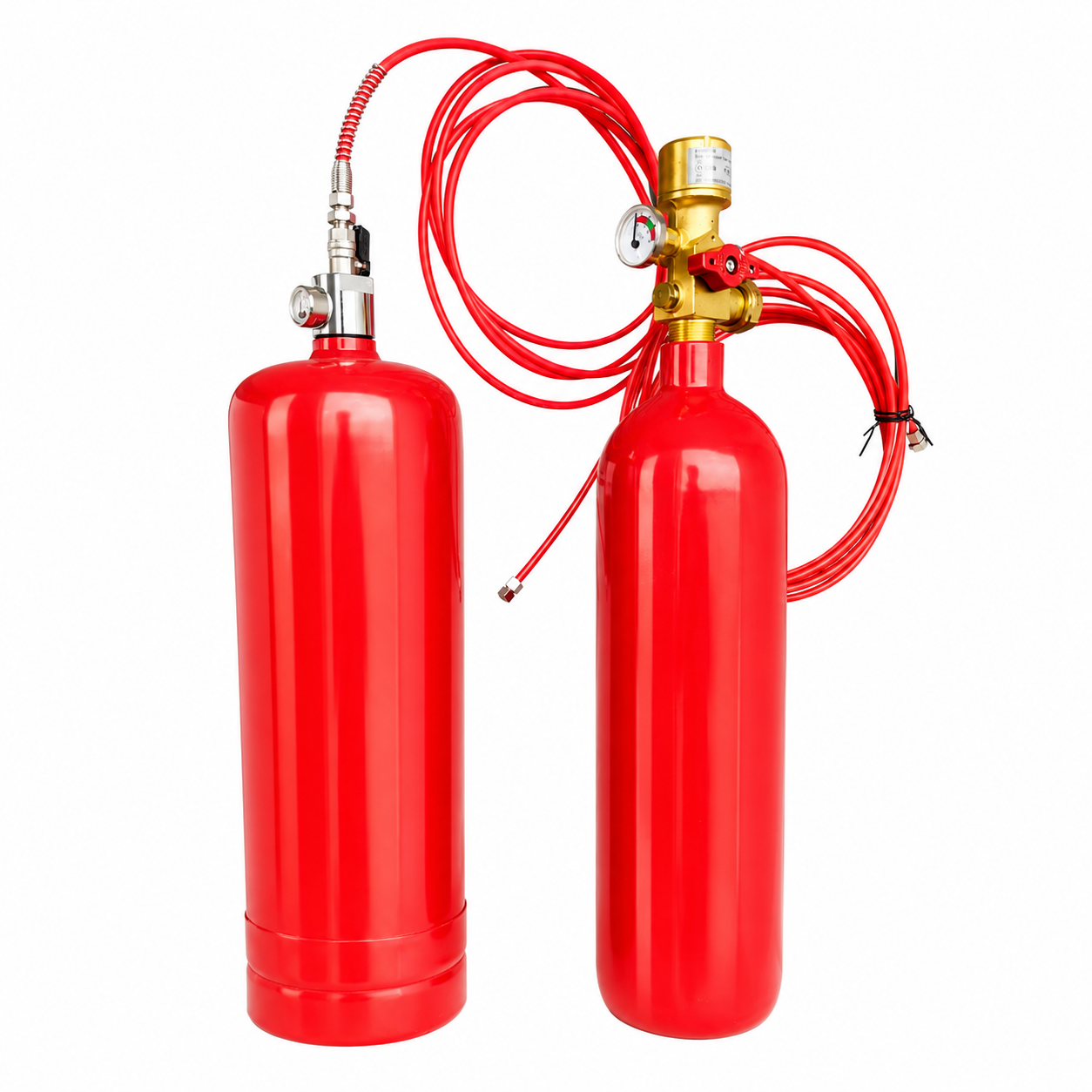 Gabinete eléctrico para el nuevo sistema automático de extinción de incendios de CO2 tubo de detección de incendios en planta de 6KG certificado CE details Picture