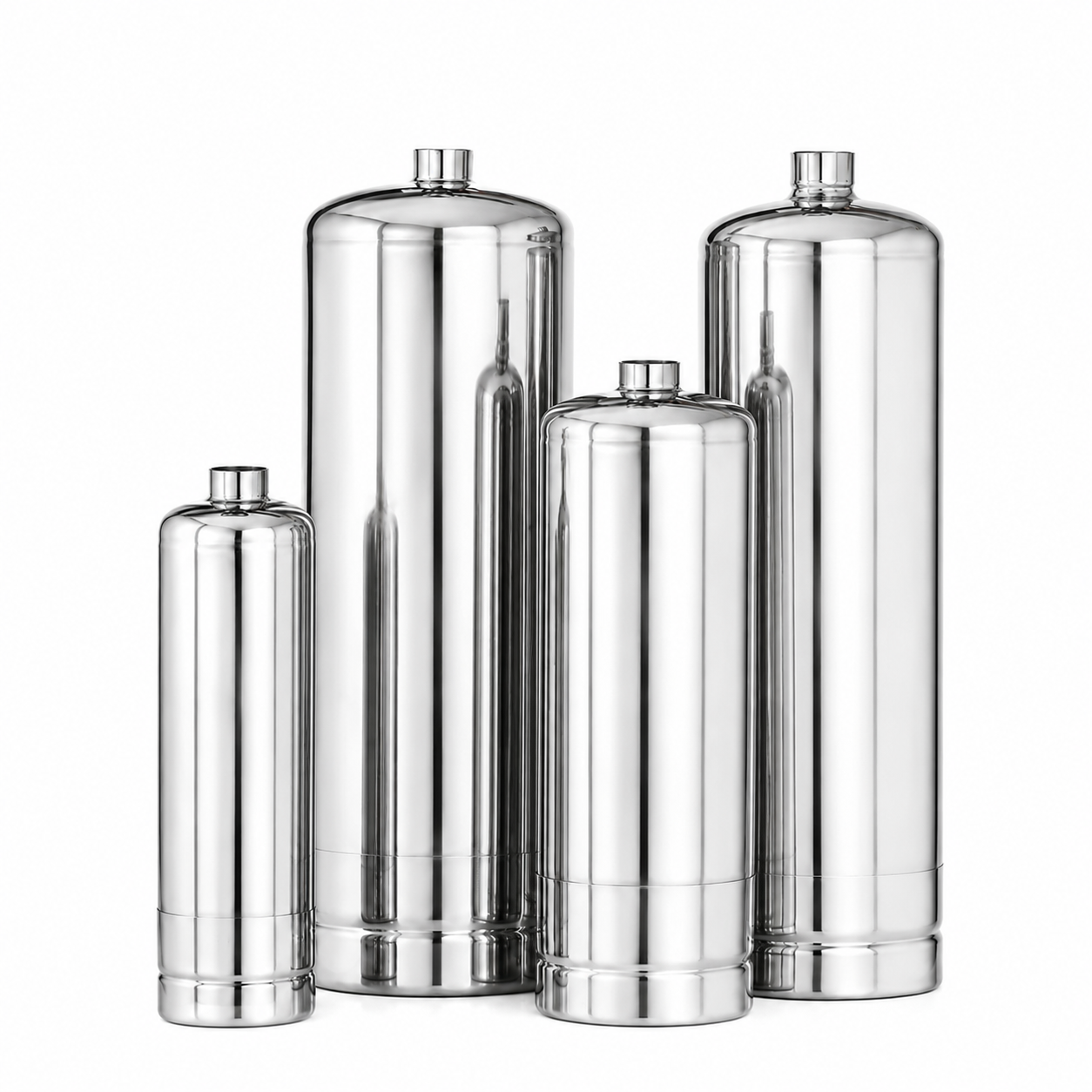 CE certificado puede ser personalizado botella de extintor de fuego de acero inoxidable 1kg capacidad venta directa de fábrica