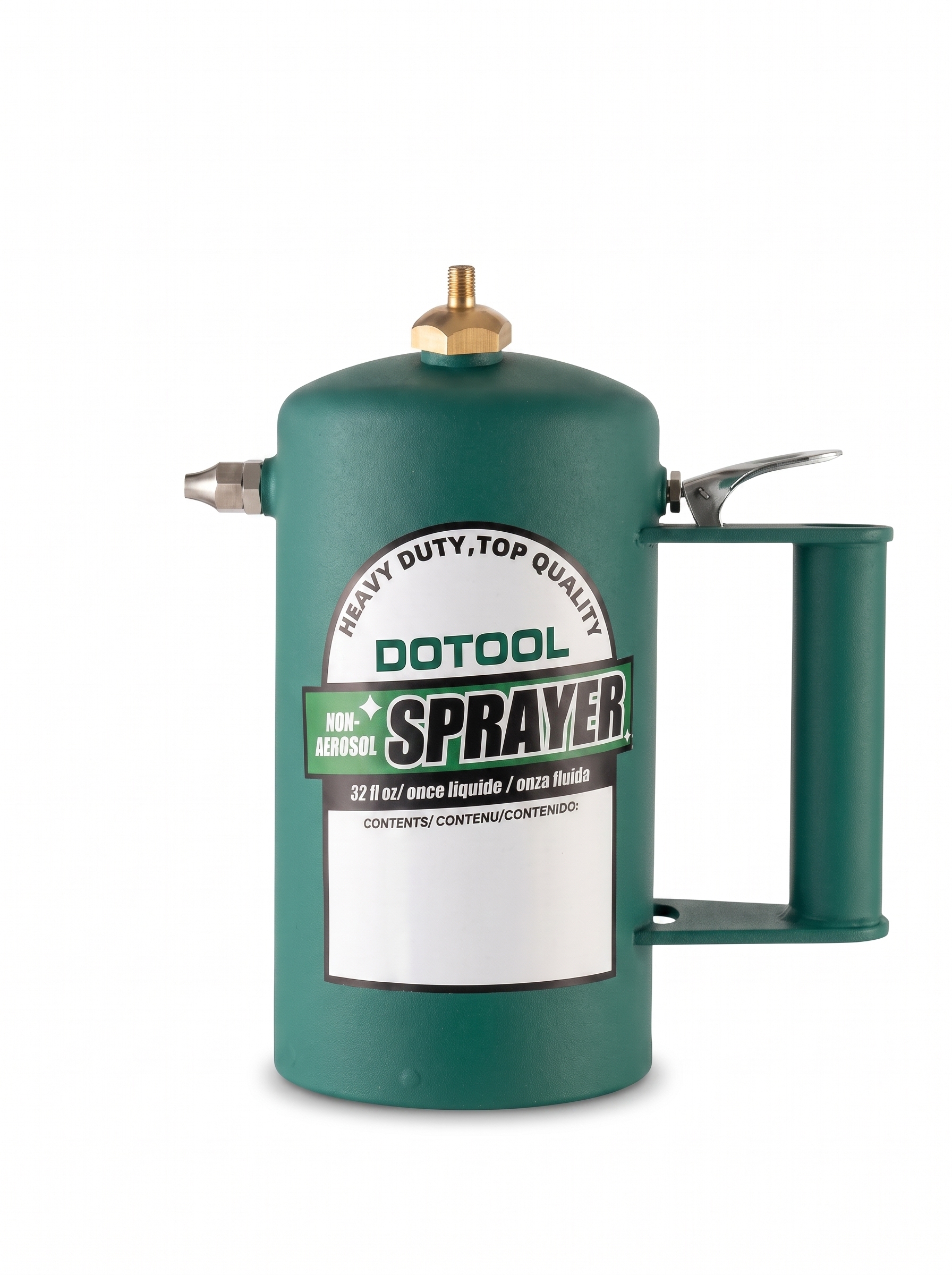 DOTOOL R8416, a new type of point spray non-aerosol sprayer, is available in a 32-ounce can and can be refilled with solvents. It is suitable for oil, lubricants and degreasing agents