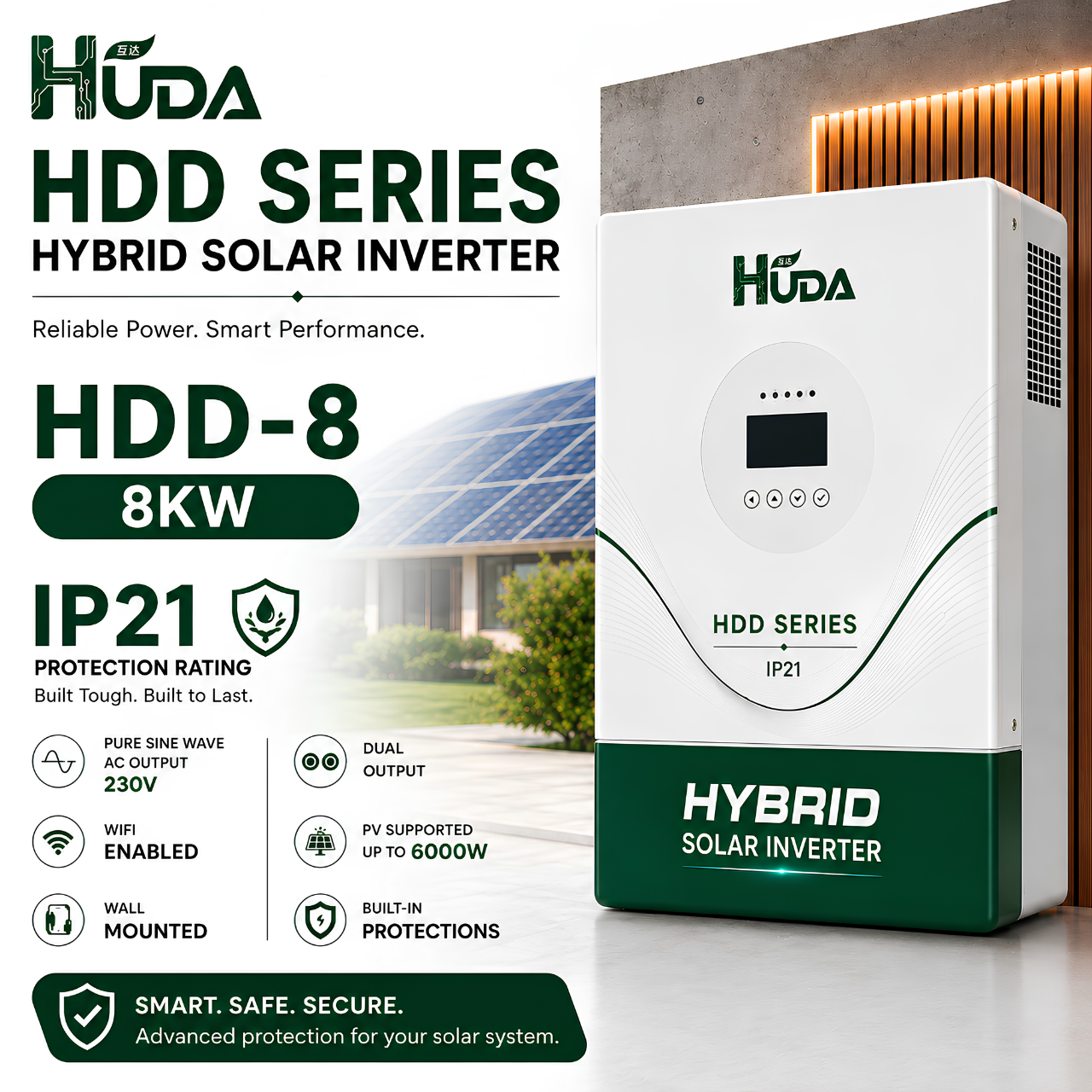 جهاز Huda HPR2-48-1414 كيلوفولط ضوئية محمول خارج الشبكة في وحدة الطاقة الشمسية الهجينة Application Scenario