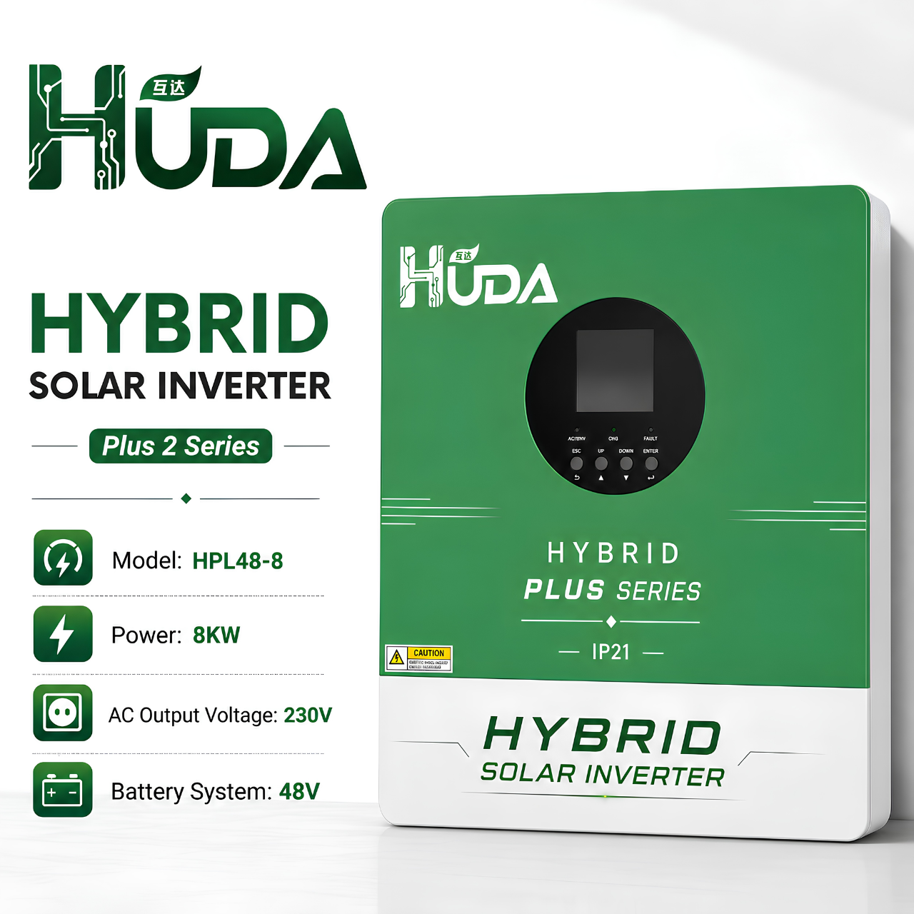 وكانت وحدة الطاقة الشمسية الهجينة Huda HPL48-48V تحتوي على 2،95a MPPT في أجهزة الفولطية الضوئية المنزلية خارج الشبكة Specification image