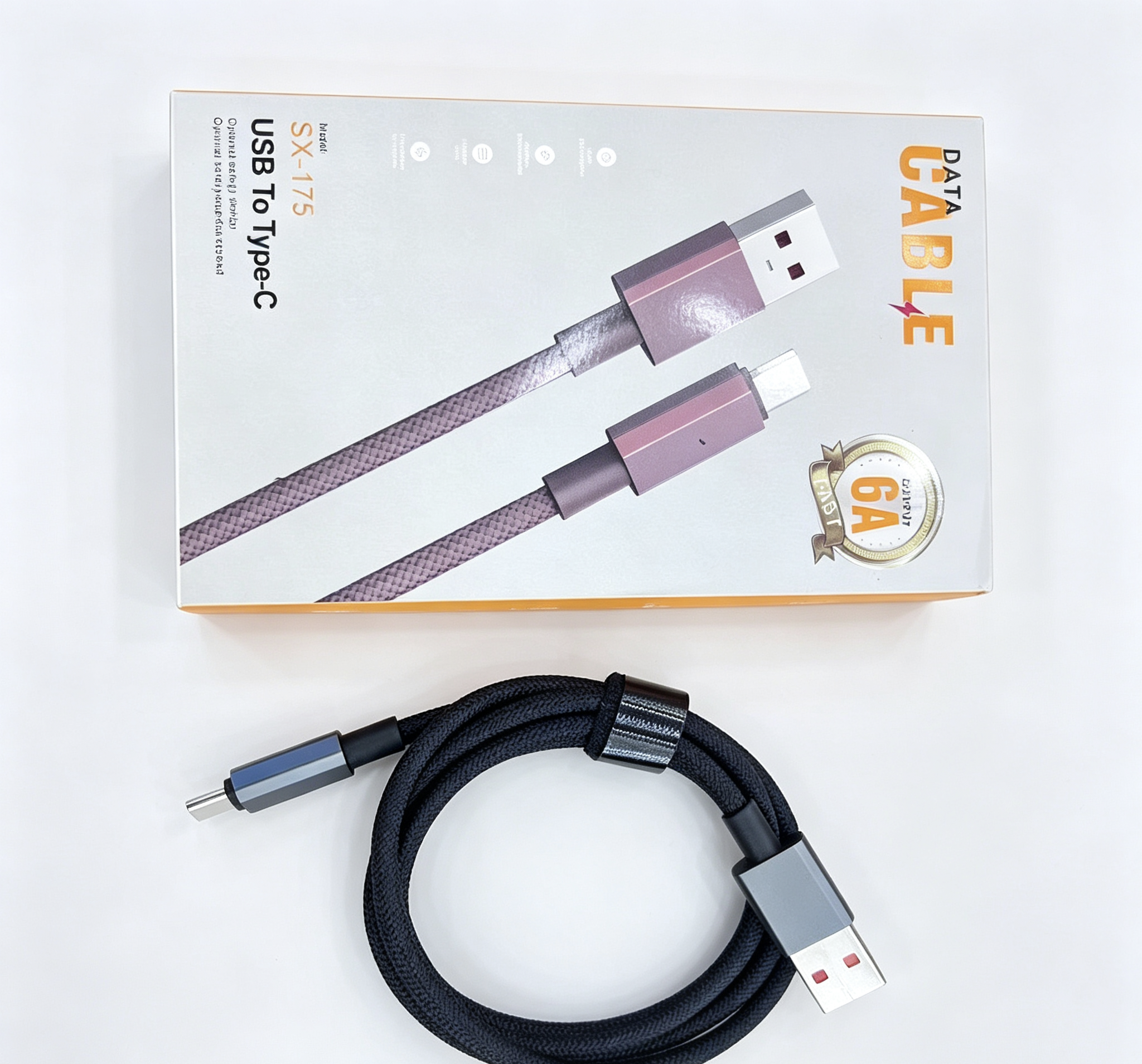 Nylon data cables are suitable for Apple, Android, micro, Huawei, Type-C fast charging and iphone mobile phone charging cables detail image 3