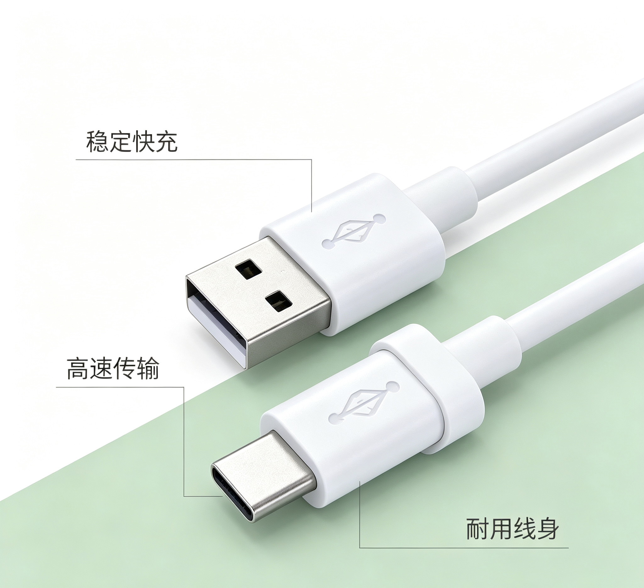 The 3A Super Fast Charging data cable is suitable for Apple, Android, Xiaomi and Huawei Type-C mobile phone charging cables Specification image