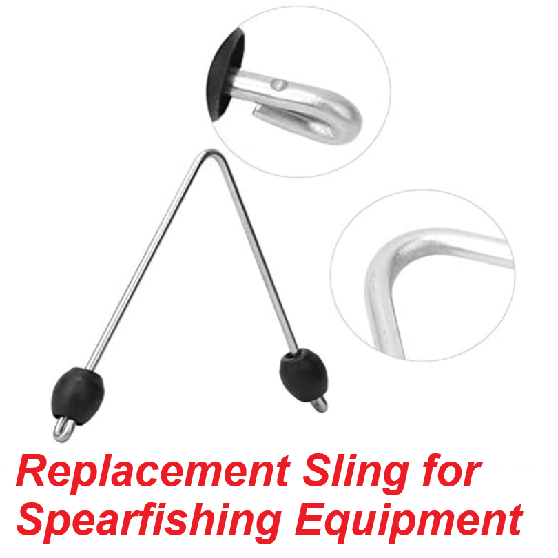 Speargun Band V Wishbone, 306 Stainless Steel Latex Tube V-Shape Connetctor for Spearfishing Gun pic 2