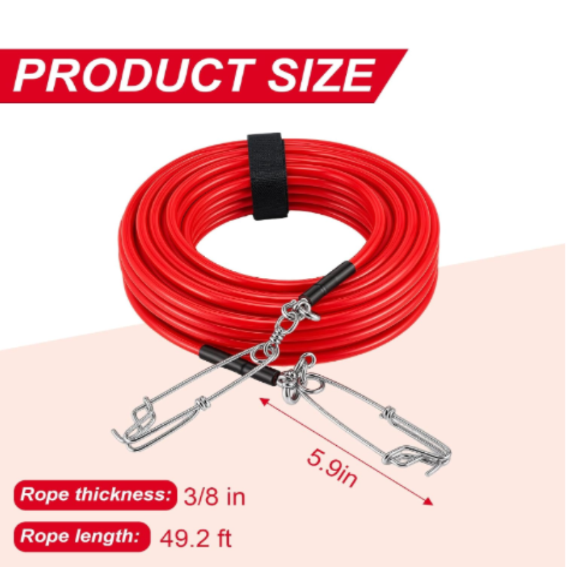 Spearfishing Float Line – High Visibility Floatline with Speed Needle for Spearguns, Freediving & Spearfishing Float Systems, Buoyant Tuna Cord Style Line for Blue Water Hunting pic 1