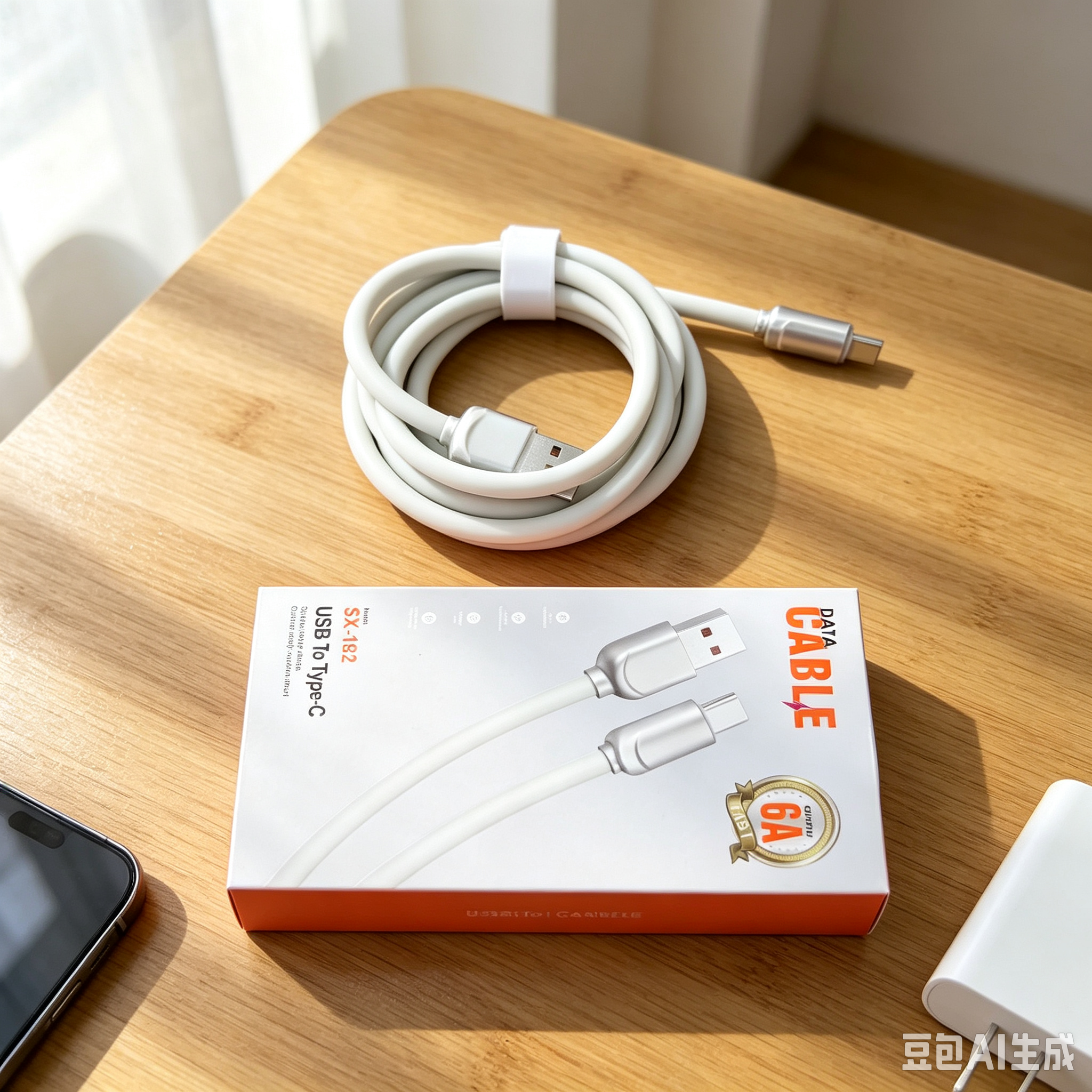 1.2M genuine silicone data cable OD5.5 fast charging cable zinc alloy mobile phone fast charging cable Super Flash charging cable SX-182 details Picture