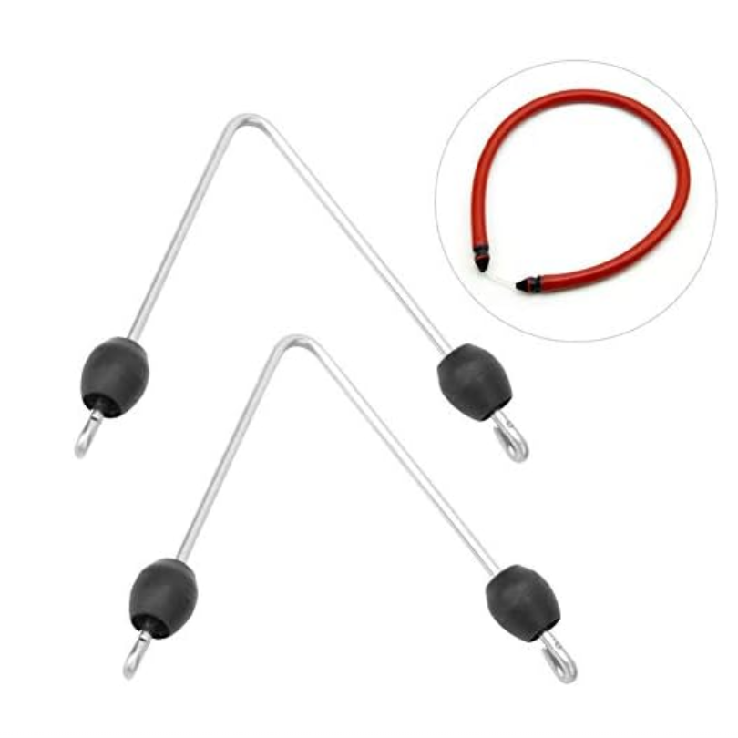 Speargun Band V Wishbone, 306 Stainless Steel Latex Tube V-Shape Connetctor for Spearfishing Gun Specification image