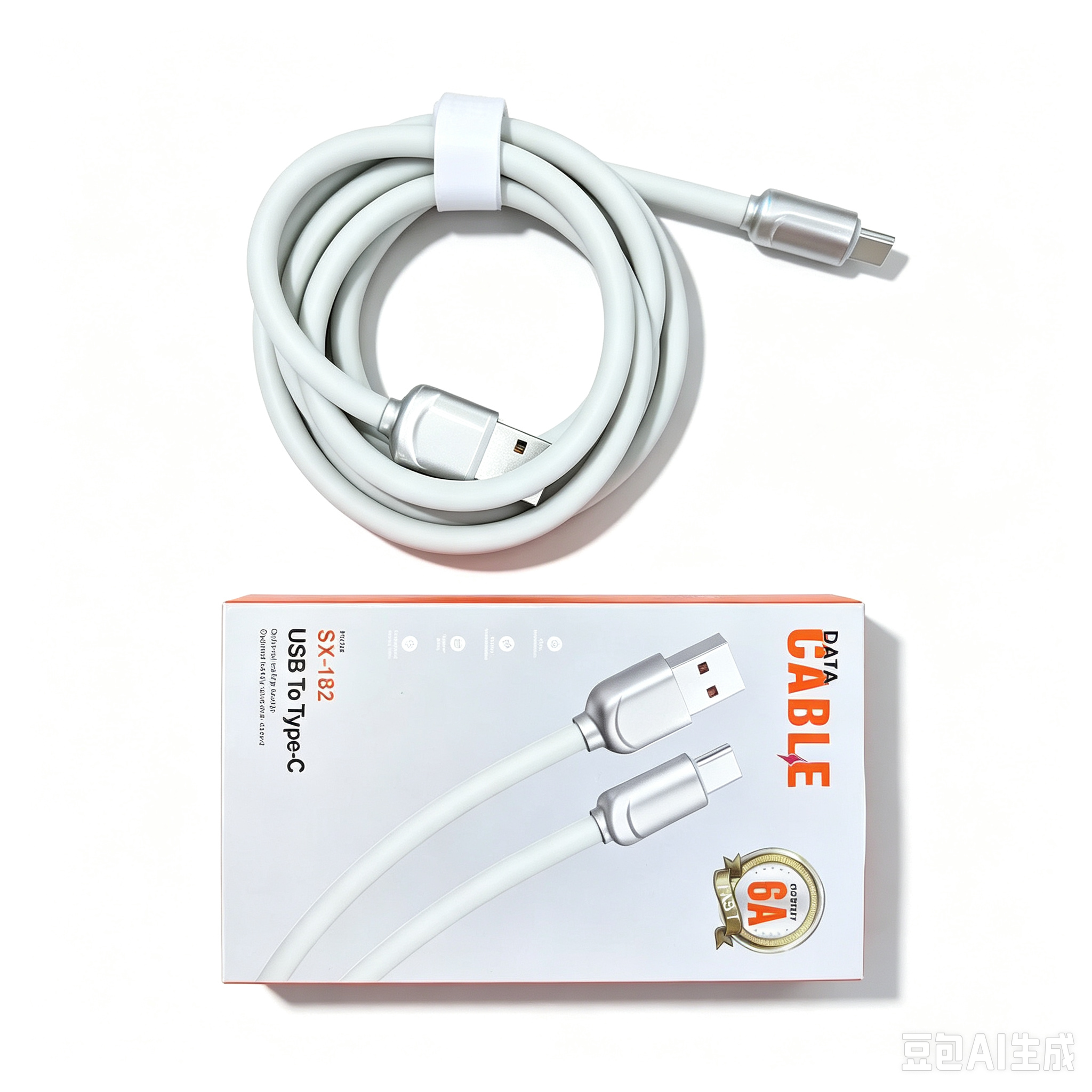 1.2M genuine silicone data cable OD5.5 fast charging cable zinc alloy mobile phone fast charging cable Super Flash charging cable SX-182