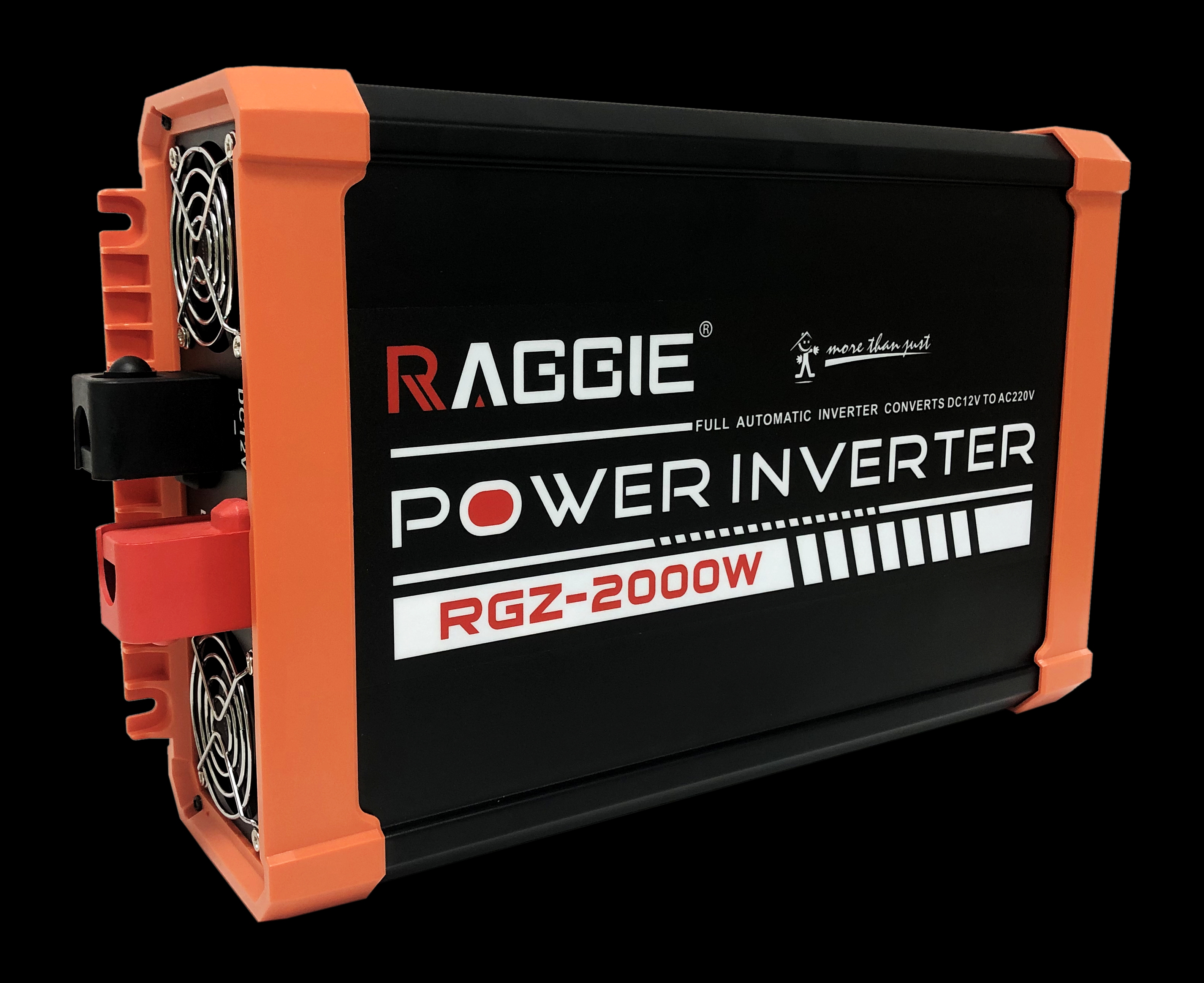 The RAGGIE RGZ series 2000W modified sine wave power inverter has an efficiency of 94.8%, with a peak twice as high. It features an aluminum housing, intelligent heat dissipation, and direct AC terminal Application Scenario