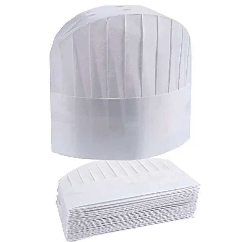 Junda multi-functional workwear caps, dust-proof, breathable and wear-resistant work caps for both men and women, non-woven fabric white chef caps Item Picture
