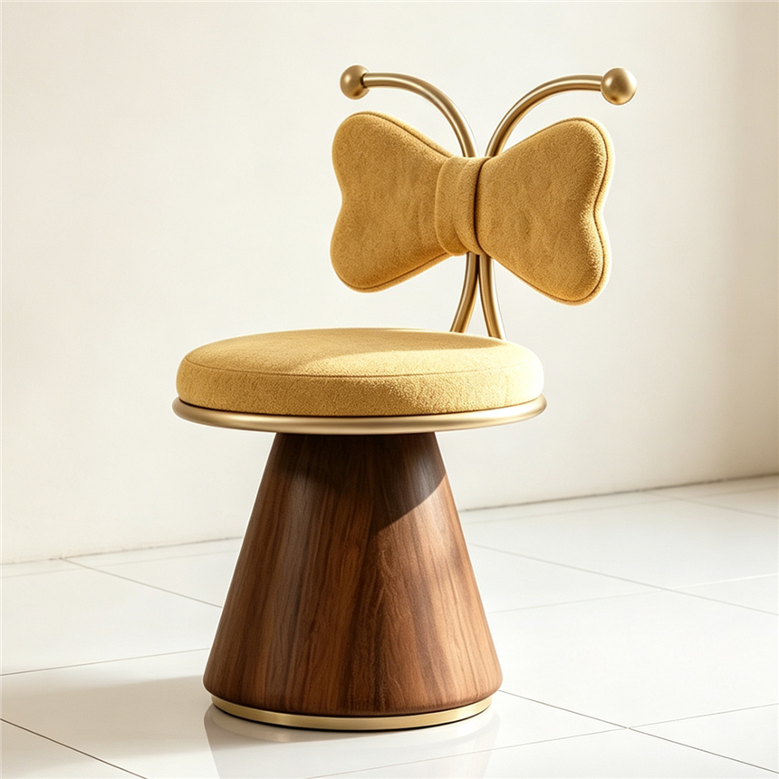 Bow bow backrest chair, folding training table, multi-functional conference, fashionable and durable 360-degree rotating chair Specification image