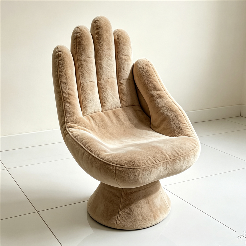 360-degree rotating chair, palm-shaped ergonomic gaming chair, backrest, dormitory chair, computer chair, comfortable and durable Application Scenario