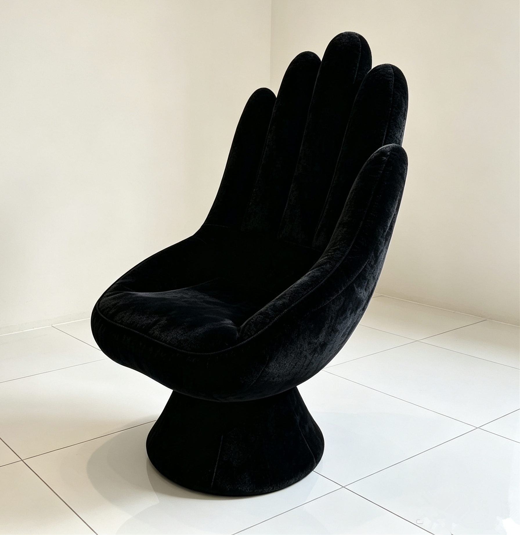 360-degree rotating chair, palm-shaped ergonomic gaming chair, backrest, dormitory chair, computer chair, comfortable and durable Item Picture