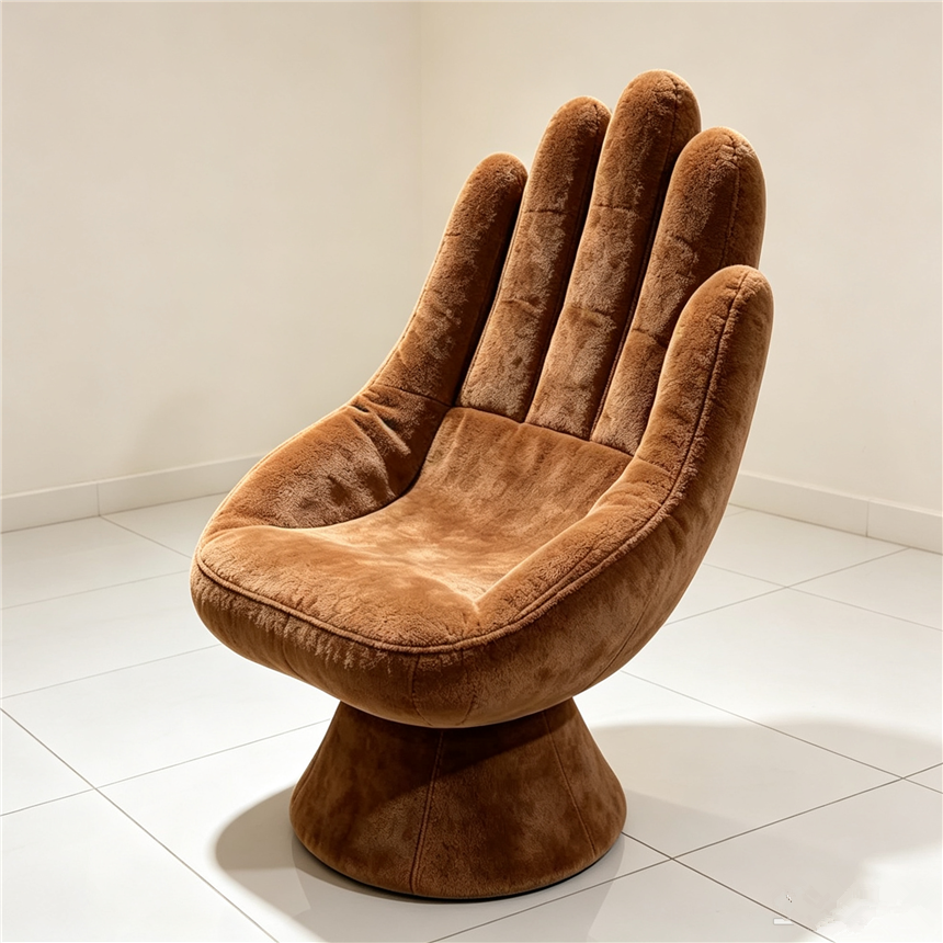 360-degree rotating chair, palm-shaped ergonomic gaming chair, backrest, dormitory chair, computer chair, comfortable and durable details Picture