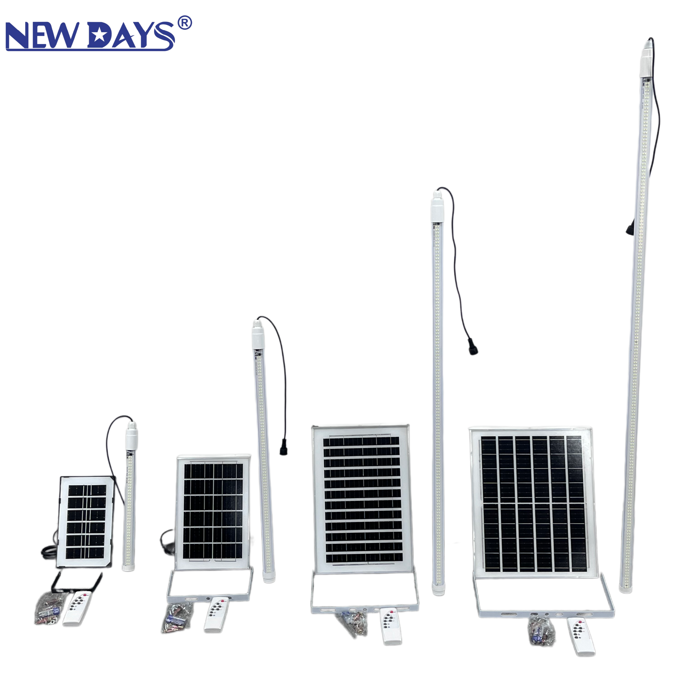 NEWDAYS brand cross border new led split solar T8 tube, al aire libre a prueba de agua portátil highlighting light, luz de camping multifuncional de larga duración Item Picture