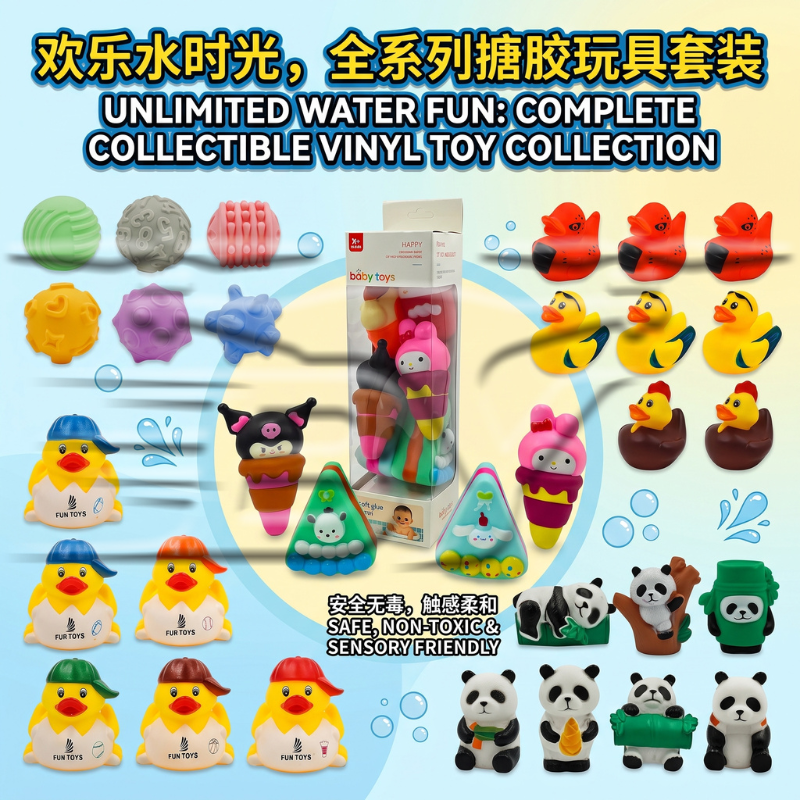Fun and stress-relieving vinyl doll cake shaped fun doll