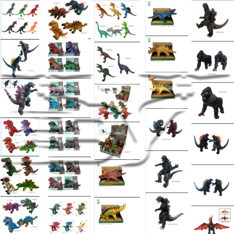 Dinosaur archaeology Gashapon Transformers toy keel small toy Fun collection children's gift details Picture
