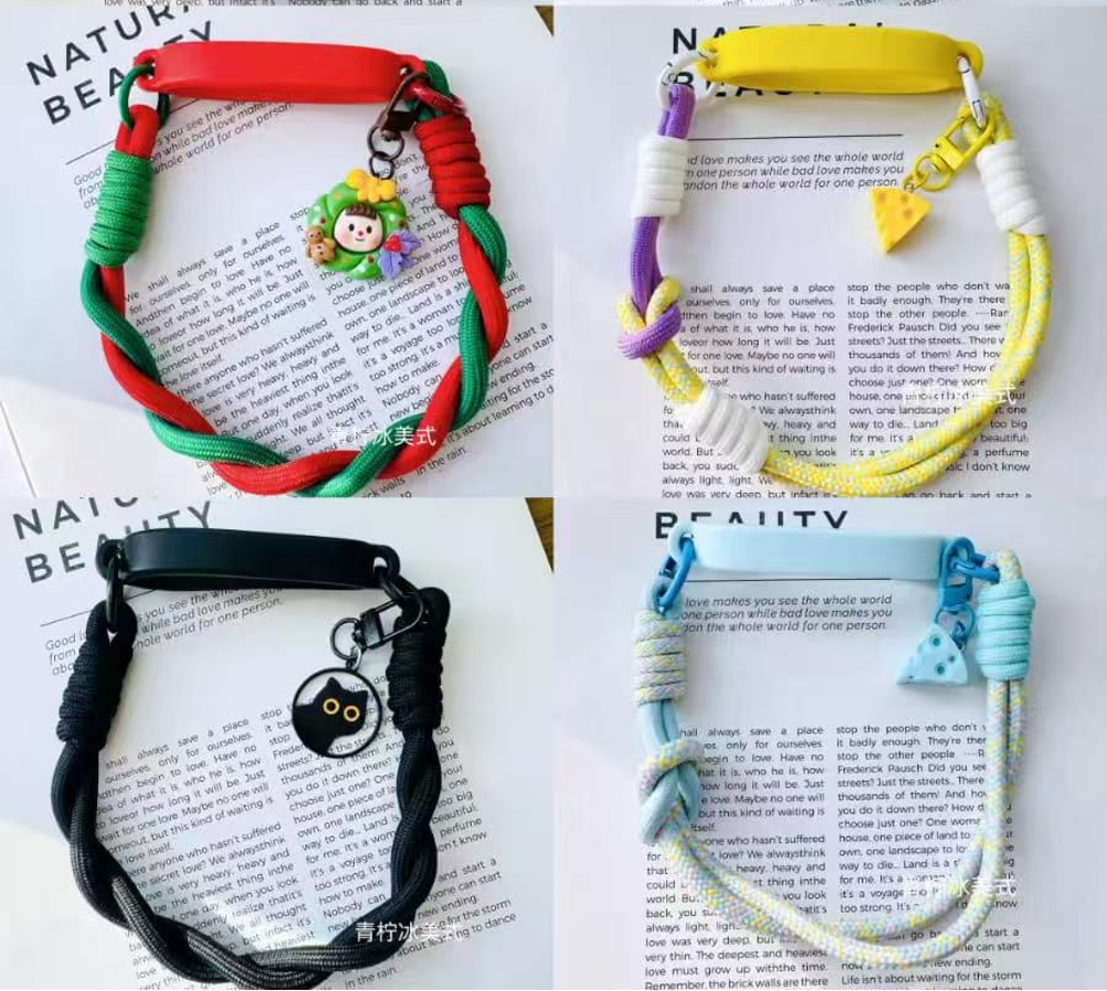Accesorios de cadena de teléfono móvil cristal con cuentas y perlas artesanales tejidos accesorios tendencia de la moda