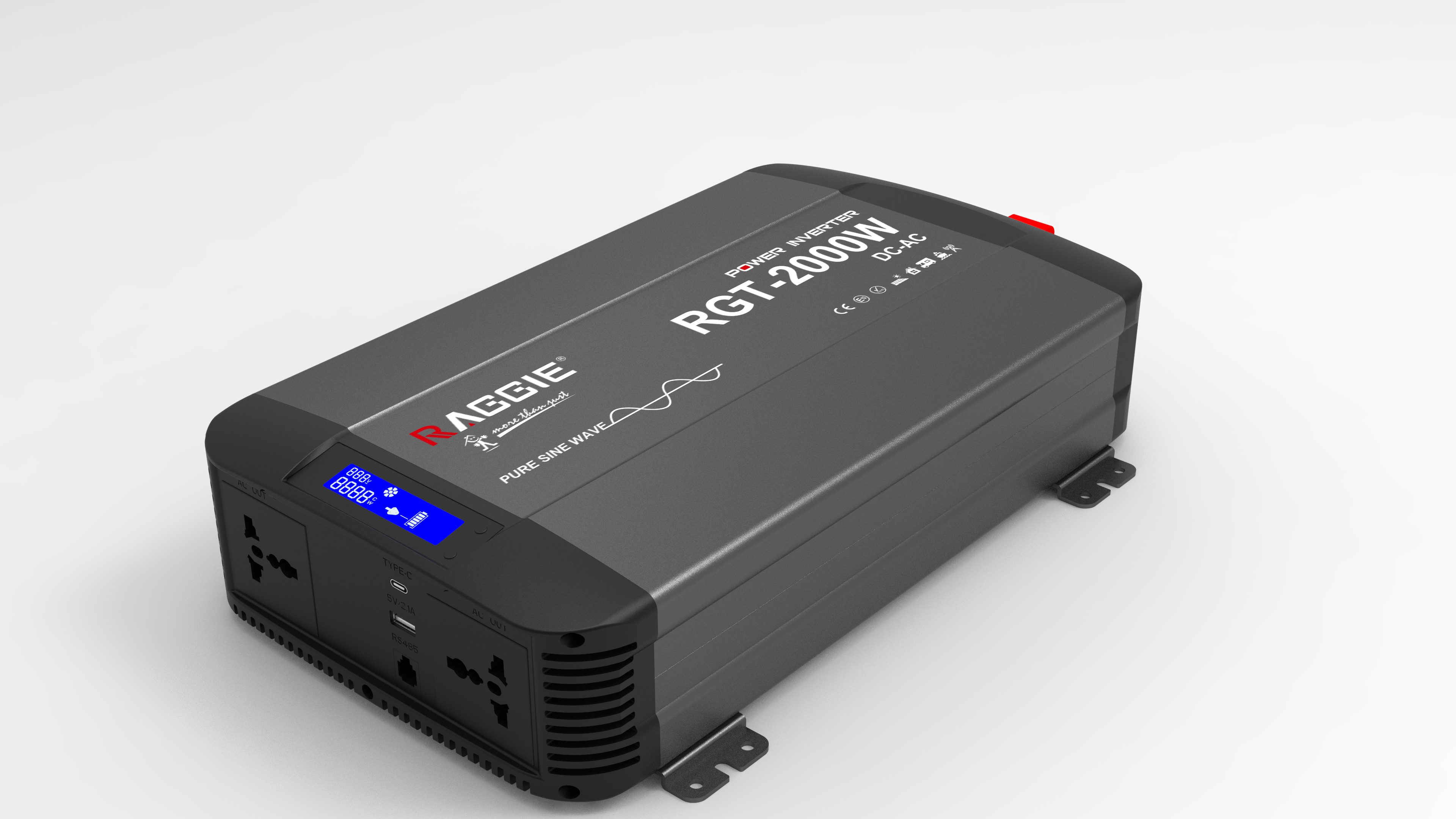 RAggie Joying C, RGT C, 2000W CAM RGT AM TM RS485 التحكم عن بعد في تحويل 12V24VV إلى 220V details Picture