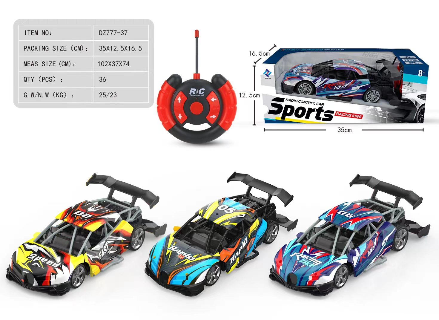 Colorido rc racing niños juguetes drift excavadora electric scooter combo set para niños entretenimiento y ocio