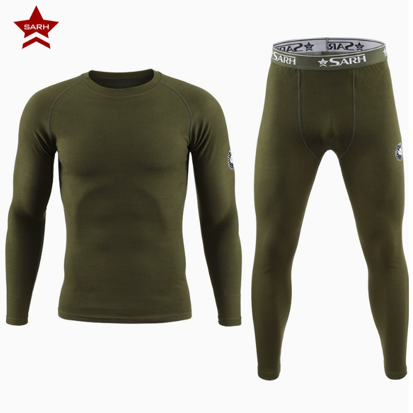 New outdoor cold-proof and warm sports underwear set for men, thickened warm underwear set for skiing and cycling in De Rong Application Scenario
