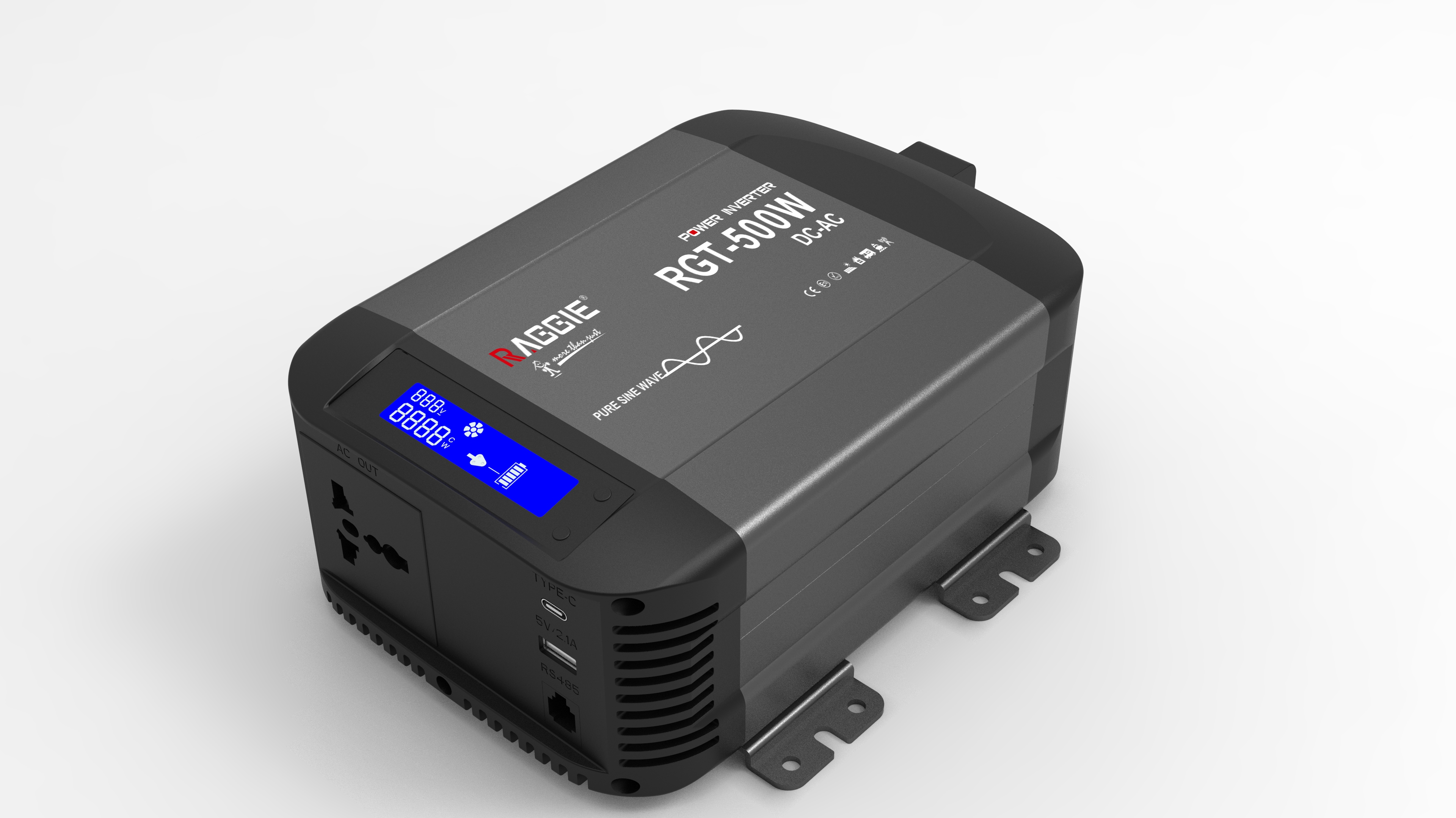 Raggie Joying C، Directions 500W Type-C RGT TMRGT TMRS 485 التحكم عن بعد في تحويل 12V24V إلى 220V details Picture