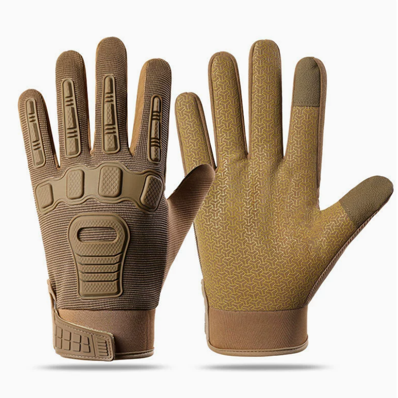 Guantes tácticos nueva versión mejorada armadura de goma engrosada deportes de montaña al aire libre protección antideslizante todos los dedos pantalla táctil modelo