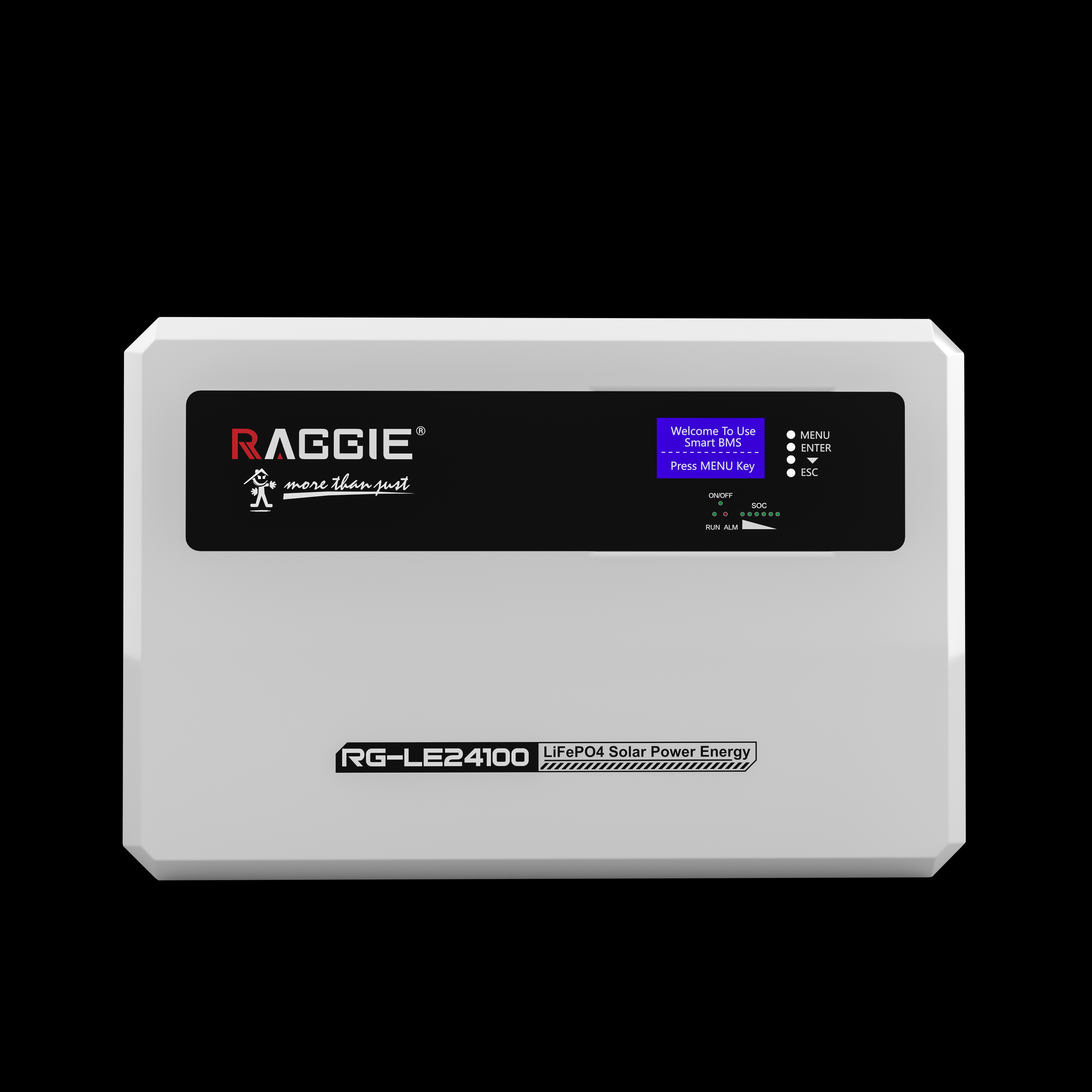 RAGGIE wall-mounted lithium iron phosphate energy storage battery LE 24V 5.12kwh intelligent BMS can be connected in parallel with household photovoltaic energy storage lithium batteries