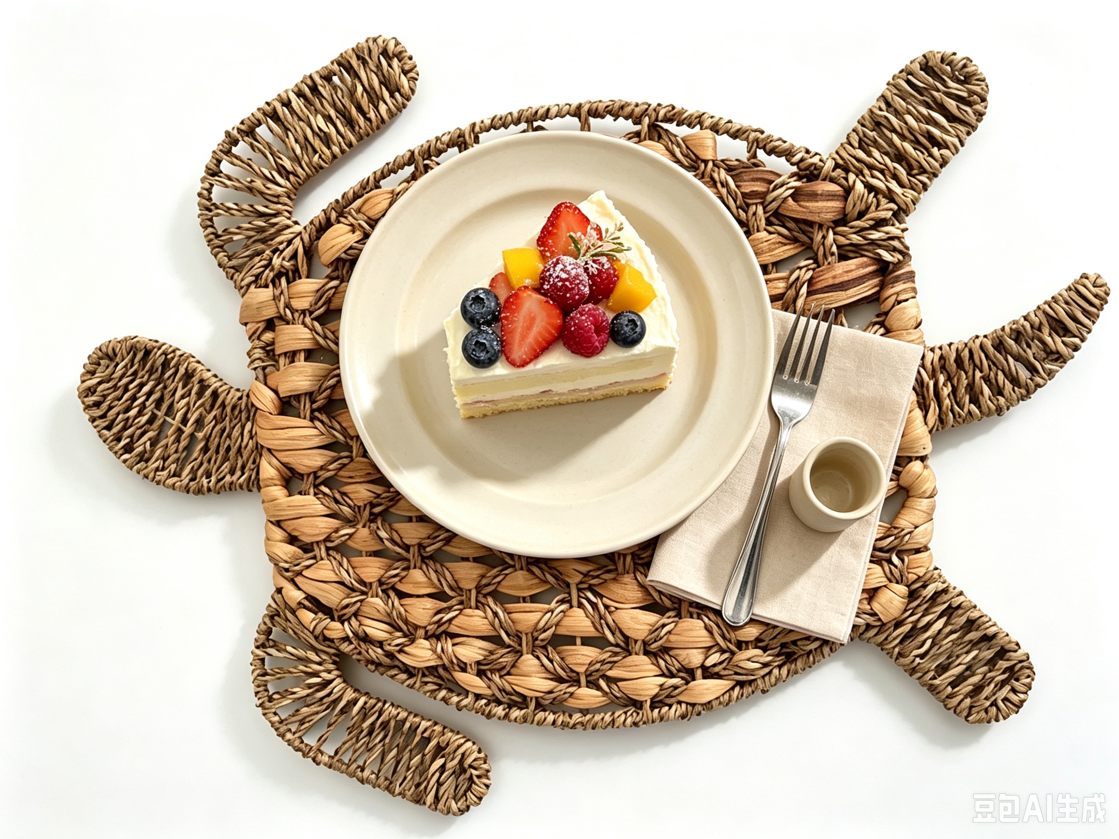 Tejido a mano adorable alfombrilla en forma de tortosa jacinto de agua hierba de agua popa de taza de té tapete de rattan art servilletas antideslizantes y duraderas alfombrillas aislantes vajilla plato plato plato plato 155507665 Specification image