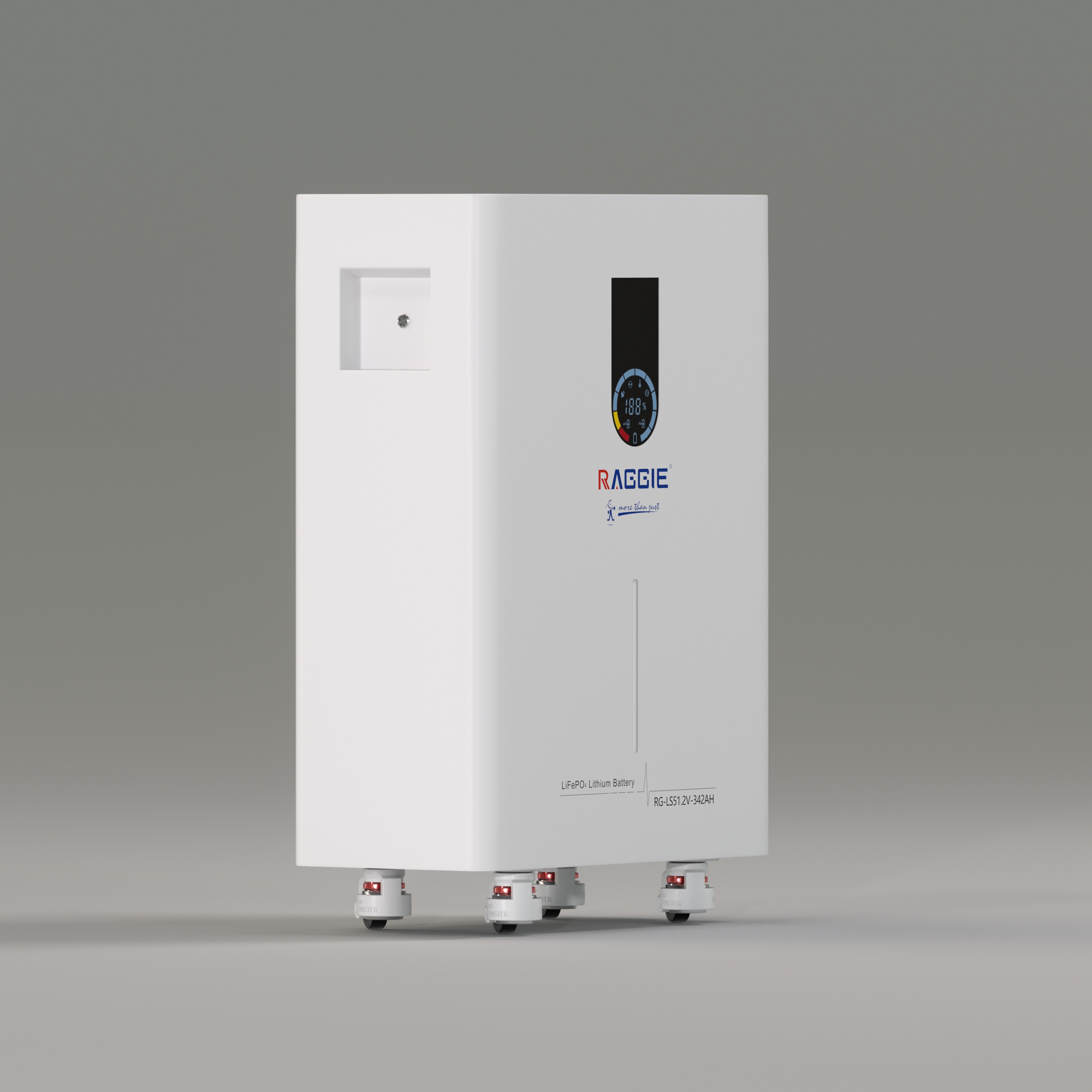 RAGGIE vertical lithium iron phosphate energy storage battery LS51.2V 10kwh with wheels, mobile intelligent BMS, can be connected in parallel with household and commercial energy storage lithium batteries Specification image