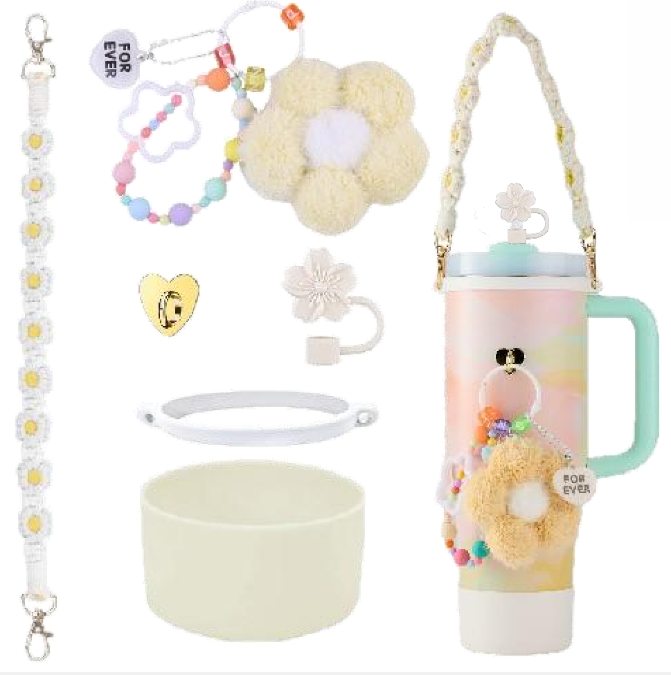 Hairball flower Insulated Cup Accessory Set - Accessories not included in the cup Specification image