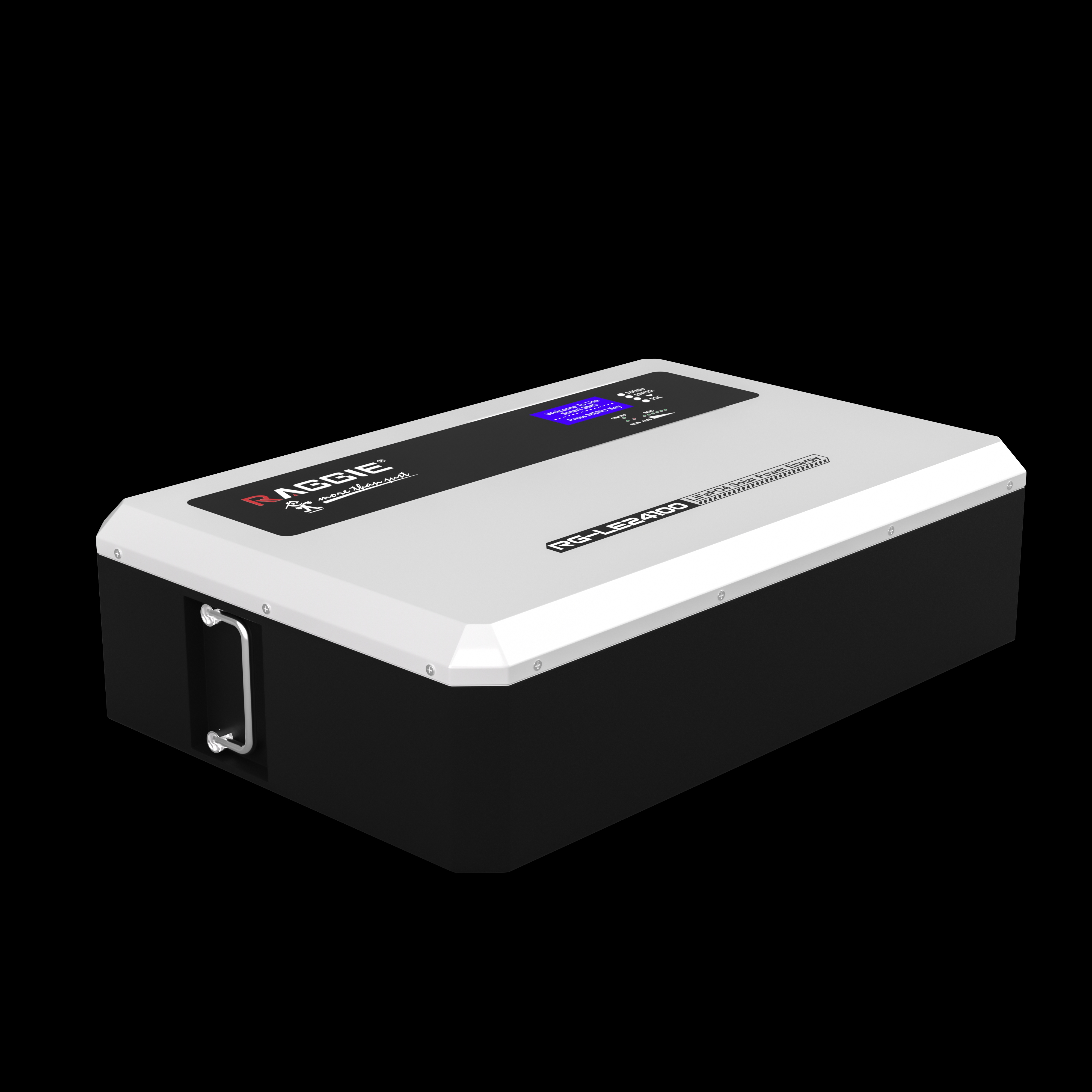 RAGGIE wall-mounted lithium iron phosphate energy storage battery LE 51.2V 10.24kwh intelligent BMS can be connected in parallel with household photovoltaic energy storage lithium batteries details Picture