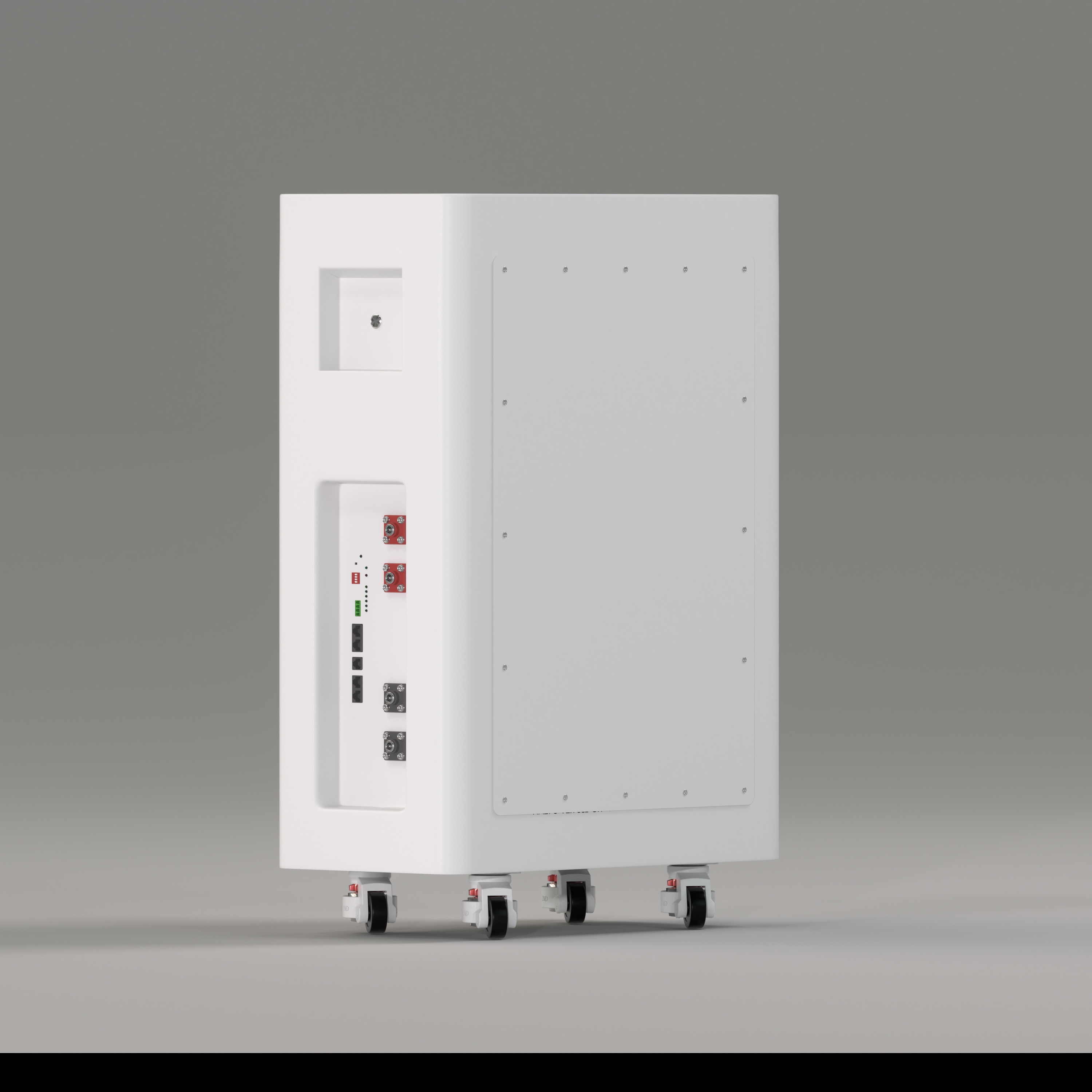 RAGGIE vertical lithium iron phosphate energy storage battery LS51.2V 10kwh with wheels, mobile intelligent BMS, can be connected in parallel with household and commercial energy storage lithium batteries Application Scenario