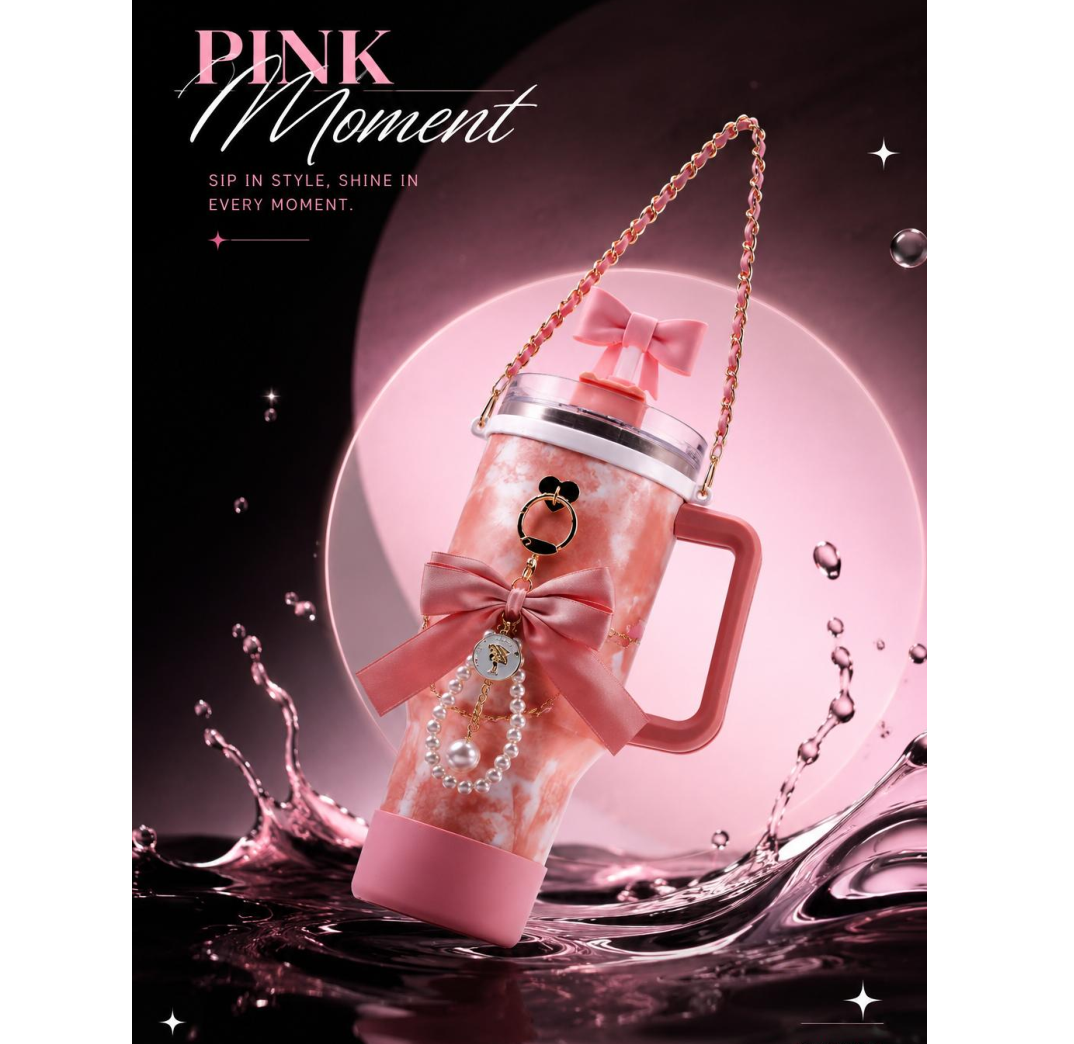 Conjunto de accesorios de la colección bowknot thermos - solo accesorios sin copas Specification image