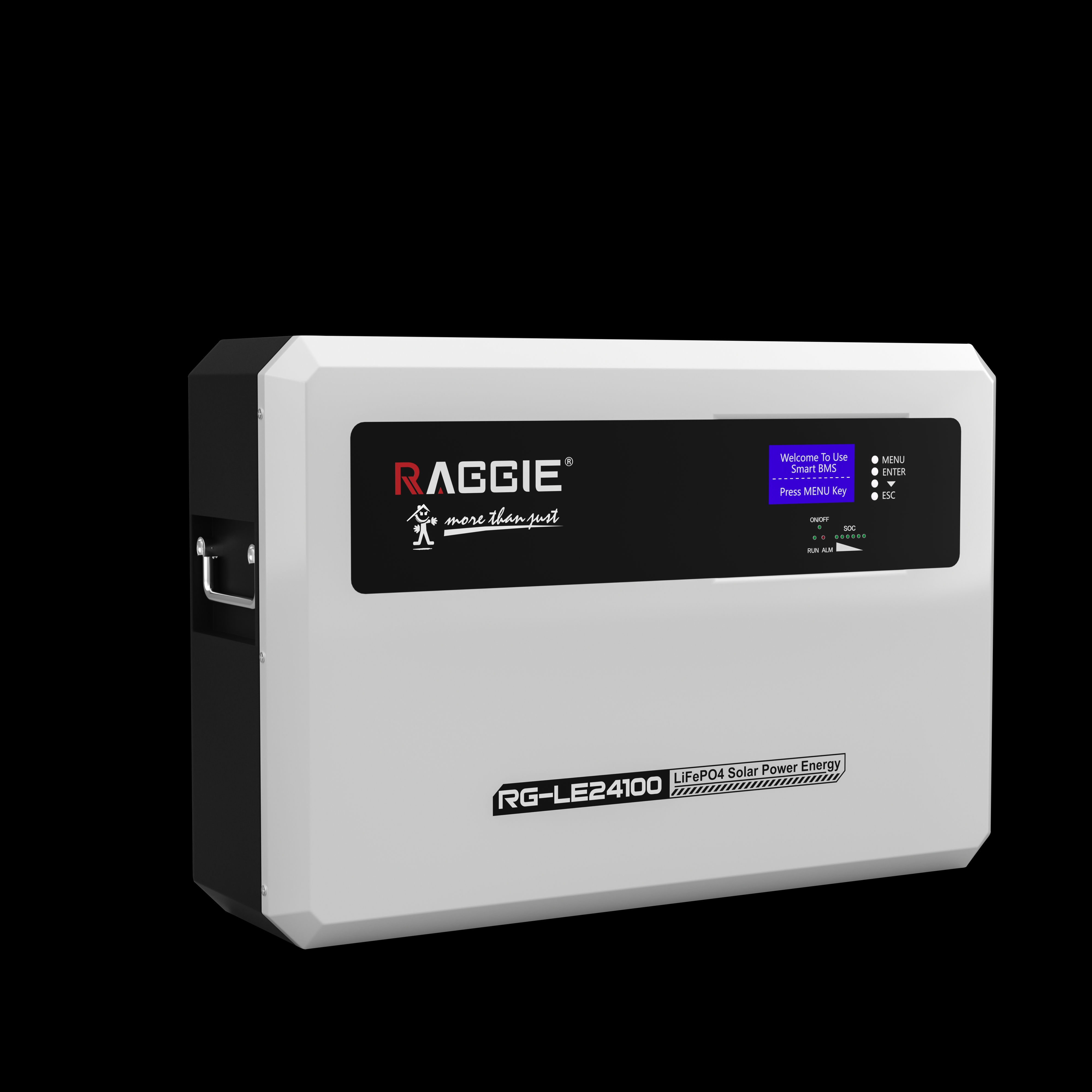 RAGGIE wall-mounted lithium iron phosphate energy storage battery LE 51.2V 10.24kwh intelligent BMS can be connected in parallel with household photovoltaic energy storage lithium batteries Specification image