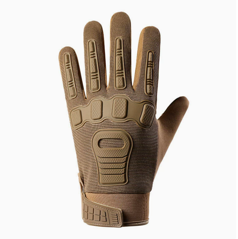 New upgraded tactical gloves with thickened rubber armor, anti-slip protection for outdoor mountaineering, full-finger touch screen version Application Scenario