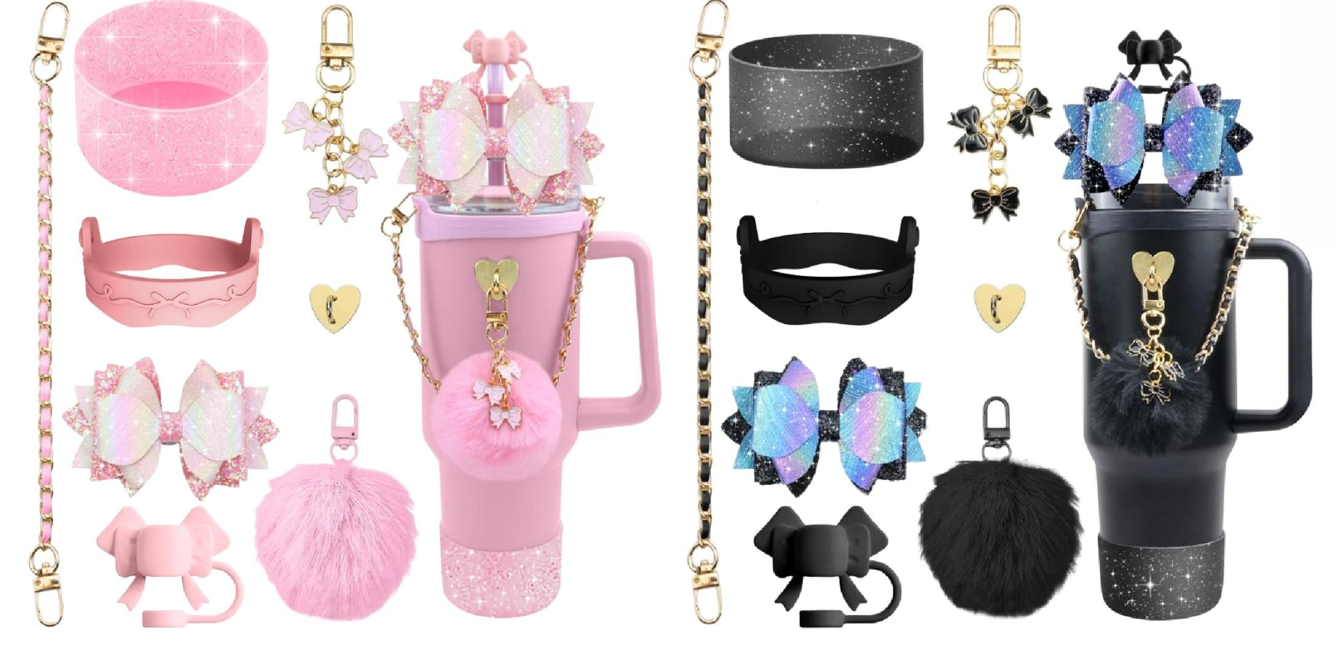 Colorful Cup Holder Insulated Cup Accessory Set - Accessories do not include cups