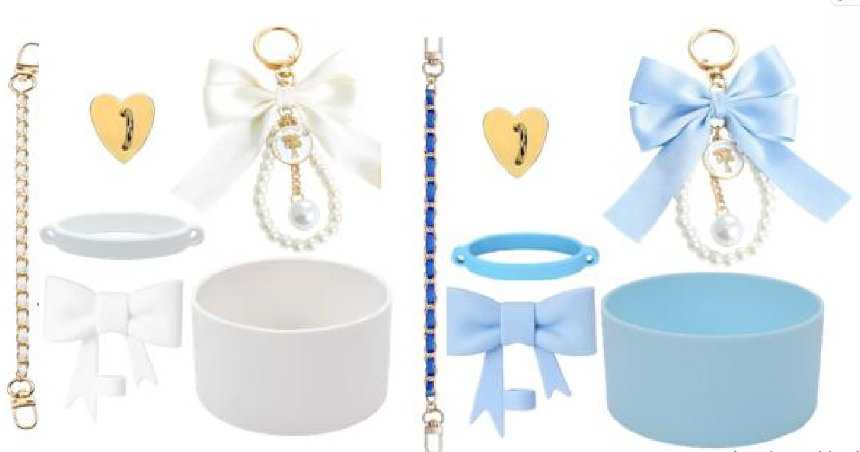 Conjunto de accesorios de la colección bowknot thermos - solo accesorios sin copas details Picture