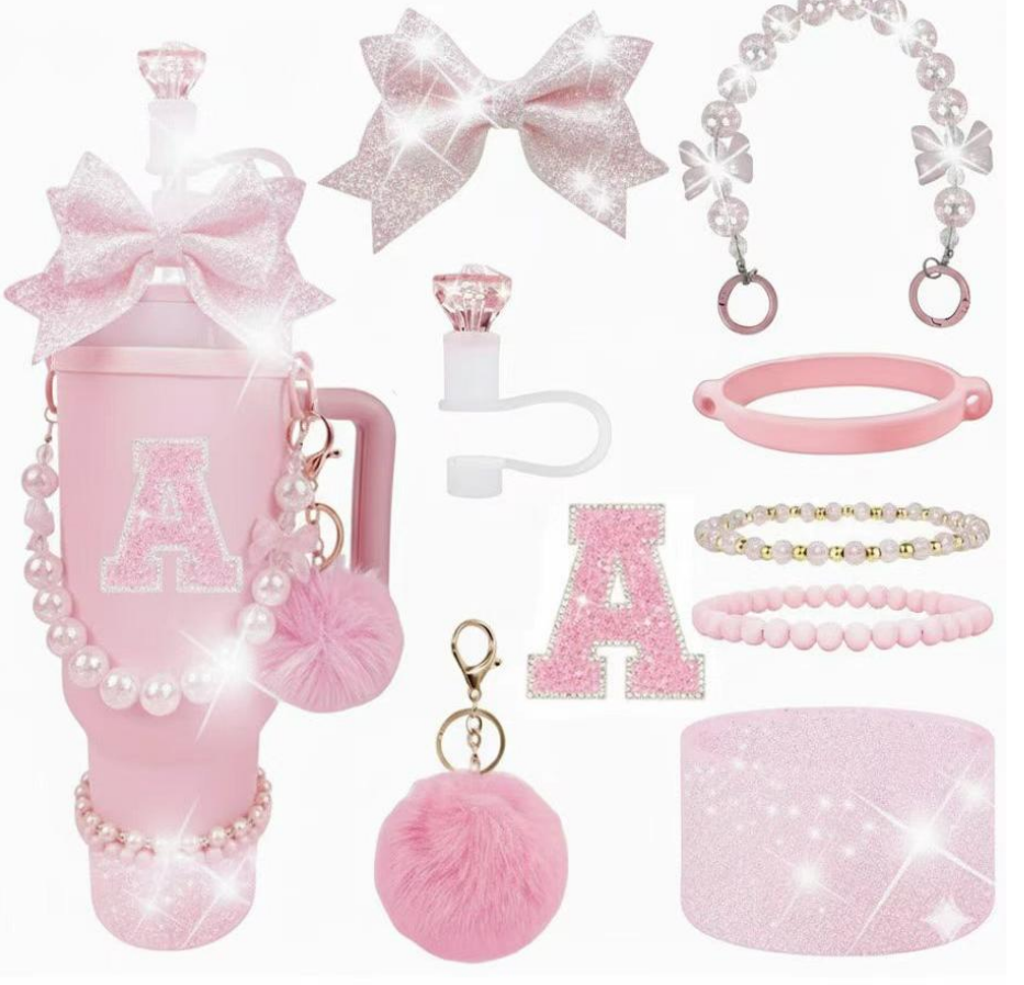 Dazzle bowknot thermo cup accessories set - accessories sin taza incluida Specification image
