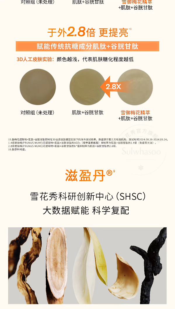 Sulwhasoo Ziying Luguang Skin Care Gift Box Repairing, Moisturizing, Antioxidant, Anti-Sugar and Anti-Aging Skin Care Set Gift Box detail image 10