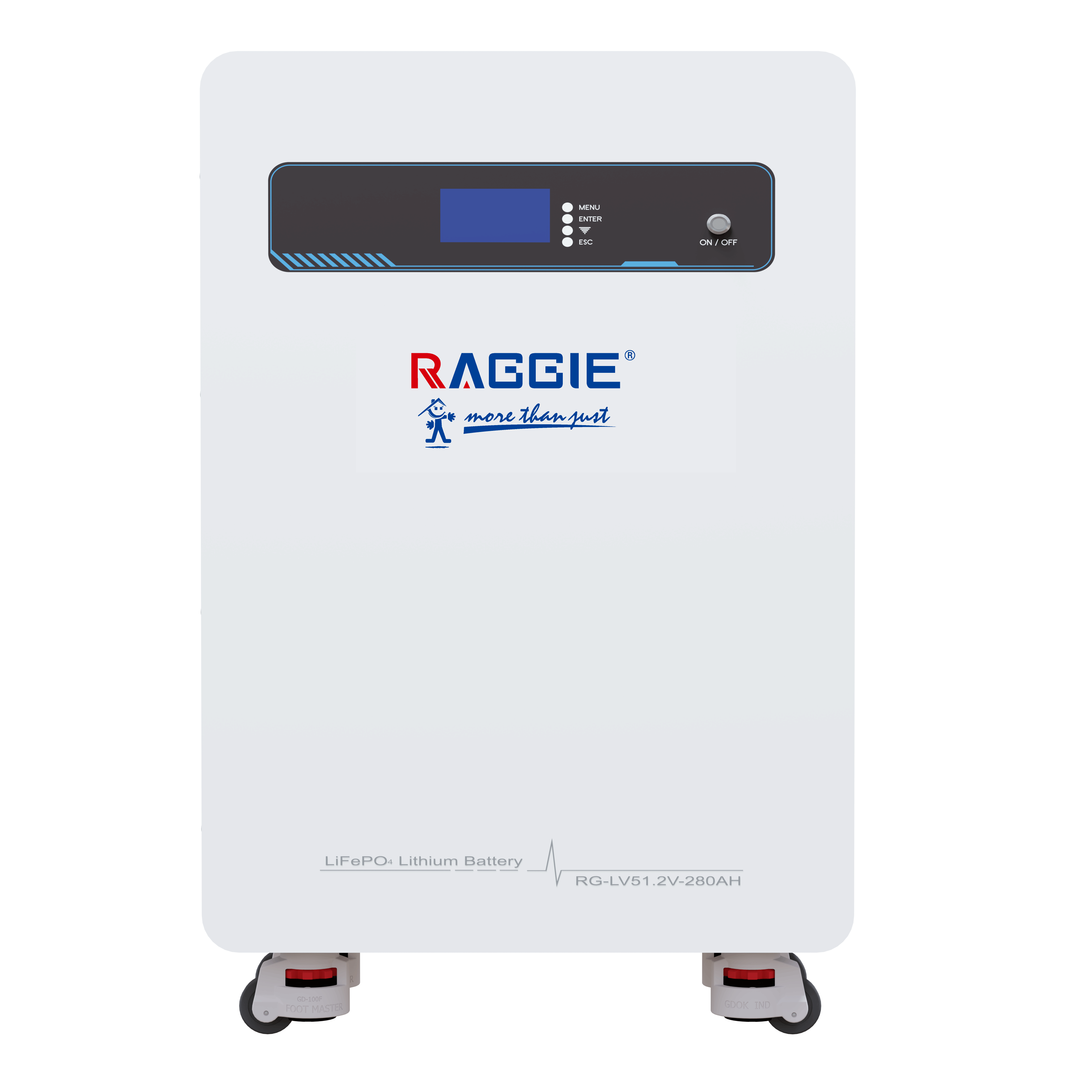 RAGGIE wall-mounted lithium iron phosphate energy storage battery LV51.2V 15kwh Smart BMS WIFI Bluetooth can be connected in parallel with household photovoltaic energy storage lithium batteries details Picture