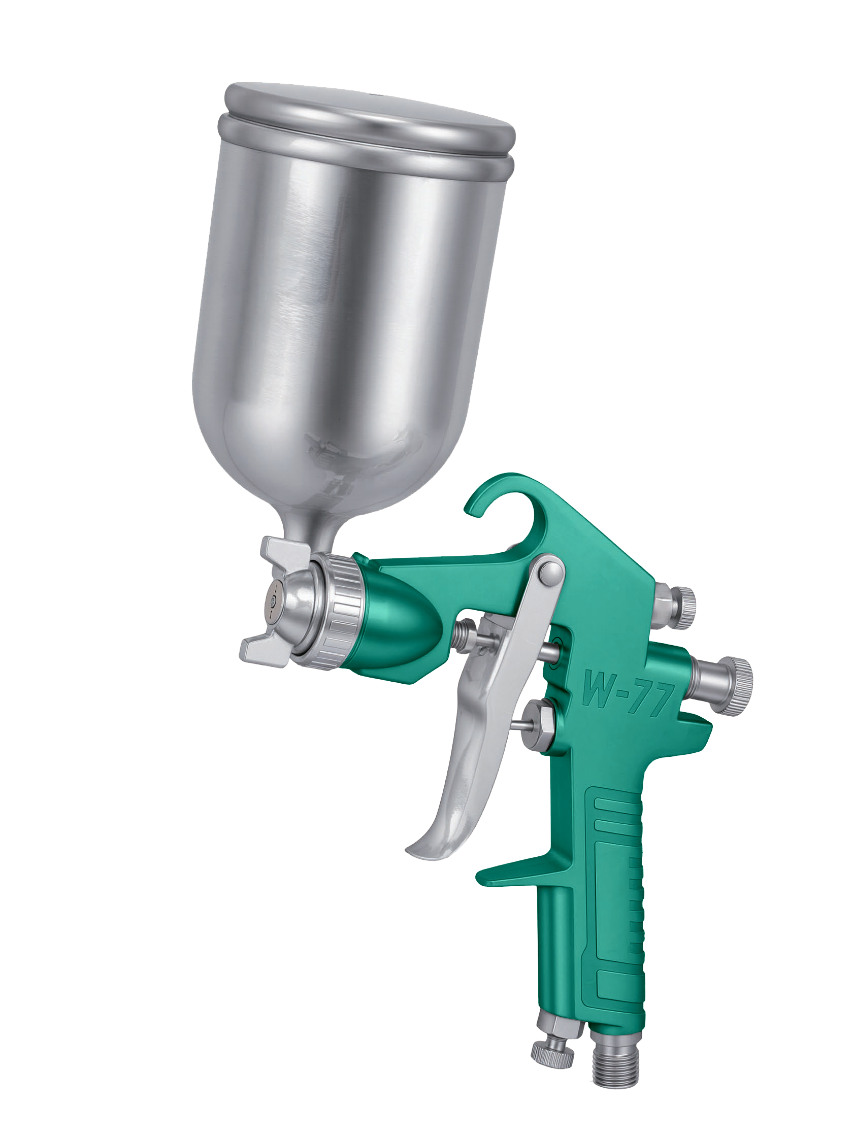 W-77G pneumatic spray gun: Small area paint repair coating spray gun/leather coat oiling/wall painting