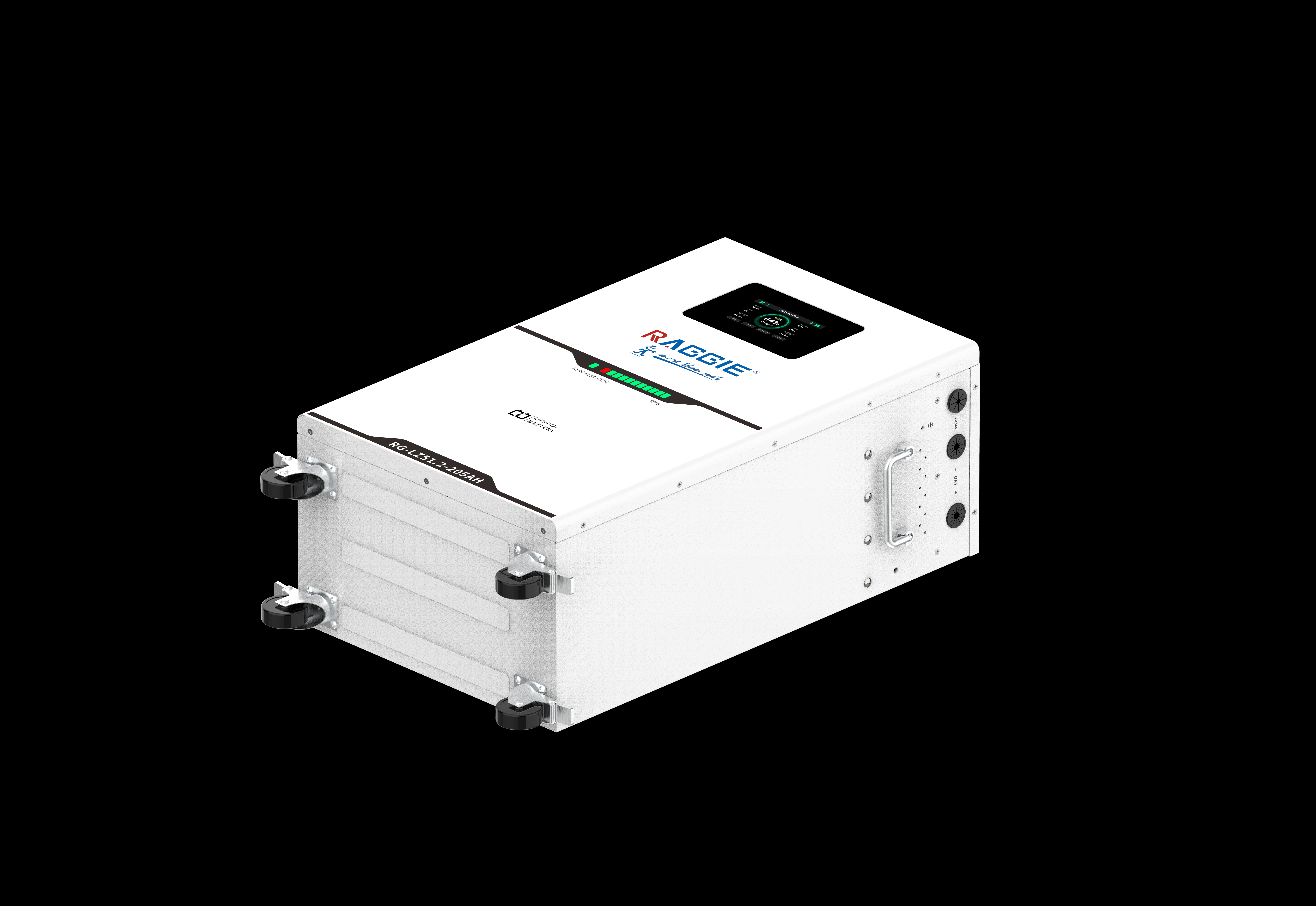 ويمكن ربط بطارية تخزين فوسفات الحديد الليثيوم LLZ51.2 V/10.5 KWHA + اللولبية 1C بشاشة اللمس المضغوطة Application Scenario