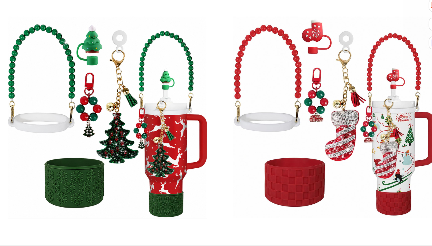 Accesorios de copa de coche colección de navidad conjunto completo - solo accesorios sin copa details Picture