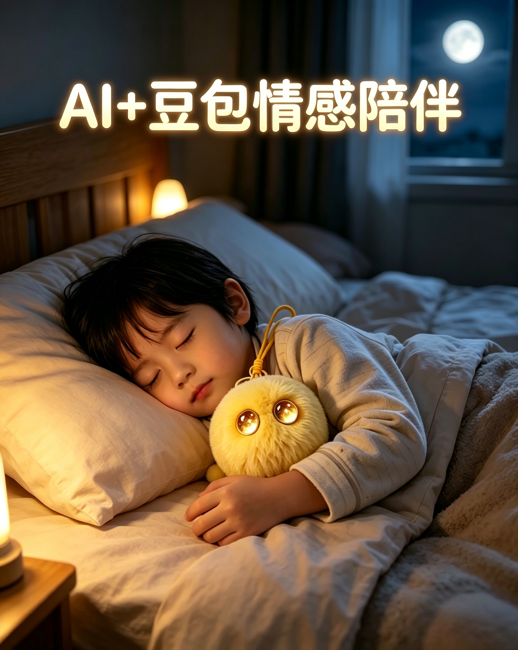 AI plush ball, starry sky, big eyes, built-in AI large model, voice interaction, chat to relieve boredom, always by your side. Multiple color options available, doll pendant, gift Specification image