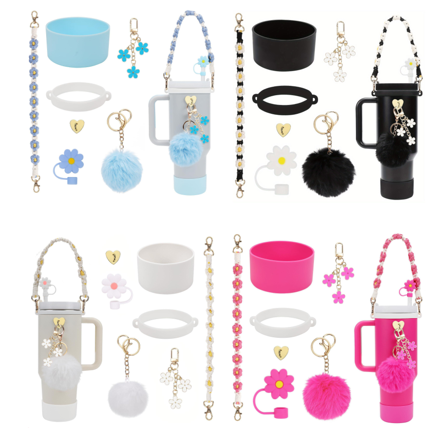 Copa de coche accesorios colección de flores conjunto completo - solo accesorios sin copa Application Scenario