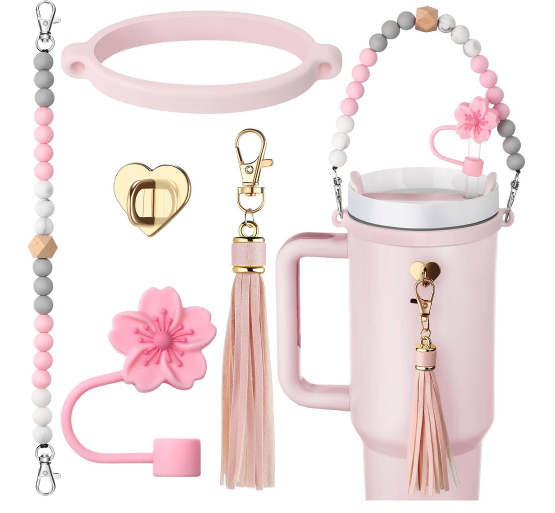 Copa de coche accesorios cuentas de silicona conjunto completo - solo accesorios sin taza details Picture